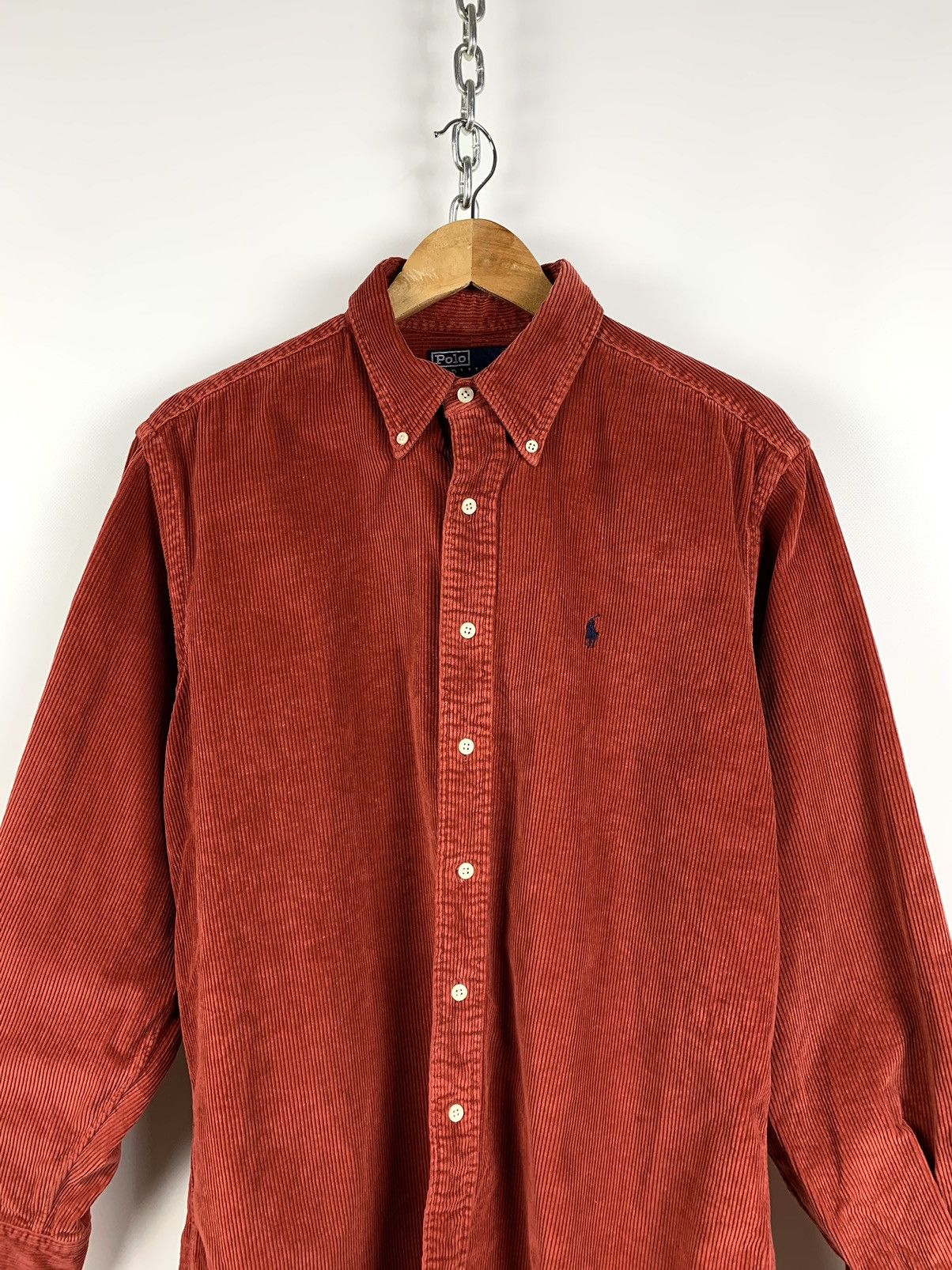 Polo Ralph Lauren Vintage Polo Ralph Lauren Corduroy Velvet Long Sleeve Shirt Size US L / EU 52-54 / 3 - 2 Thumbnail
