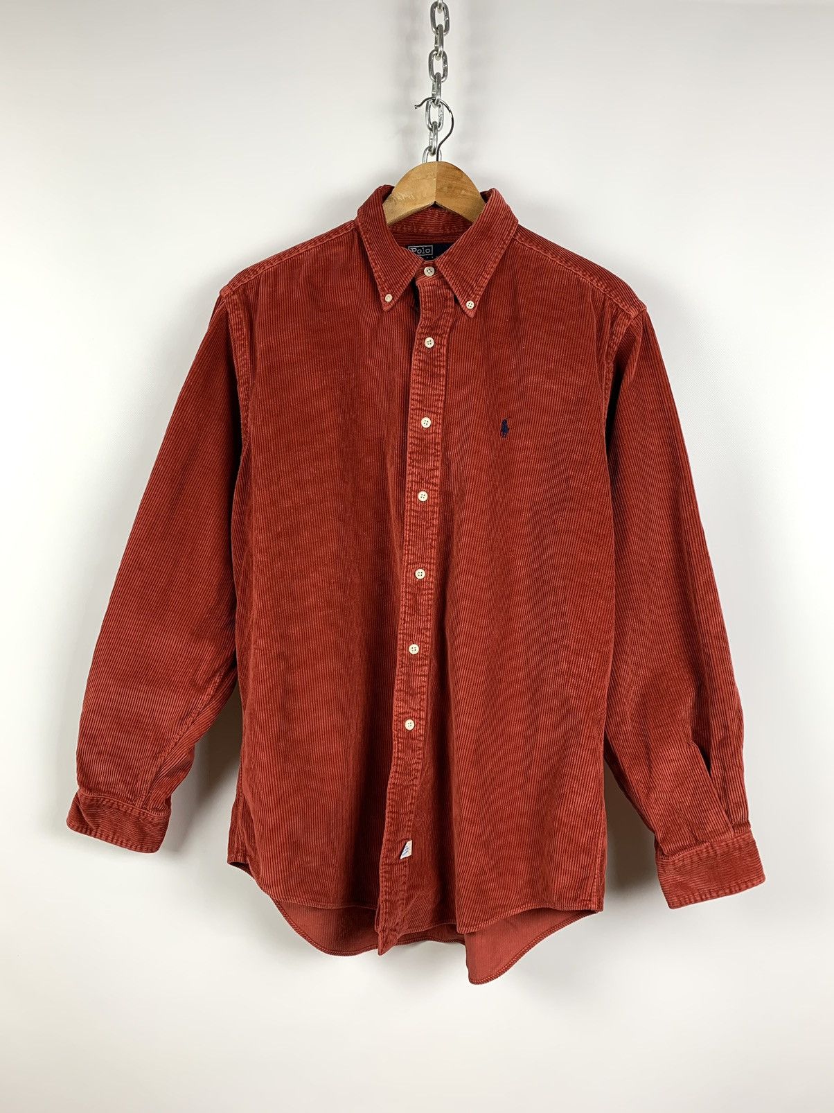 Polo Ralph Lauren Vintage Polo Ralph Lauren Corduroy Velvet Long Sleeve Shirt Size US L / EU 52-54 / 3 - 1 Thumbnail