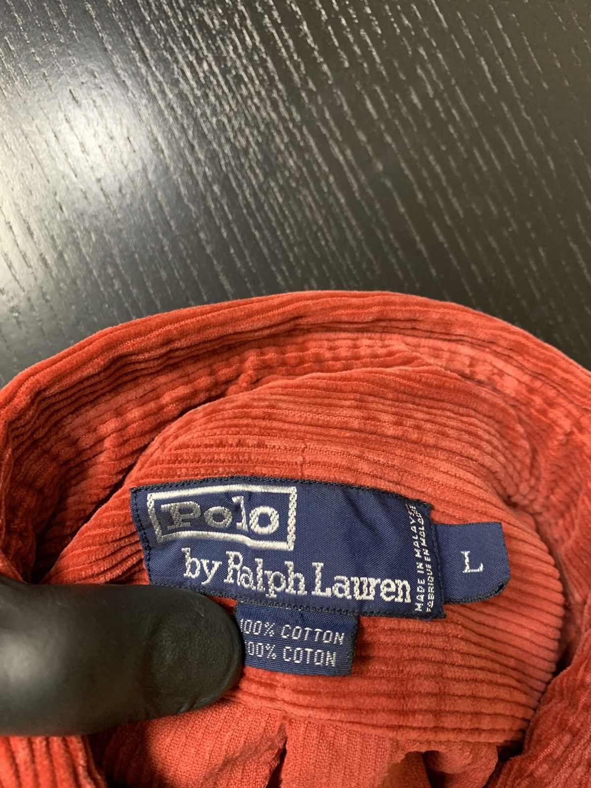 Polo Ralph Lauren Vintage Polo Ralph Lauren Corduroy Velvet Long Sleeve Shirt Size US L / EU 52-54 / 3 - 8 Thumbnail