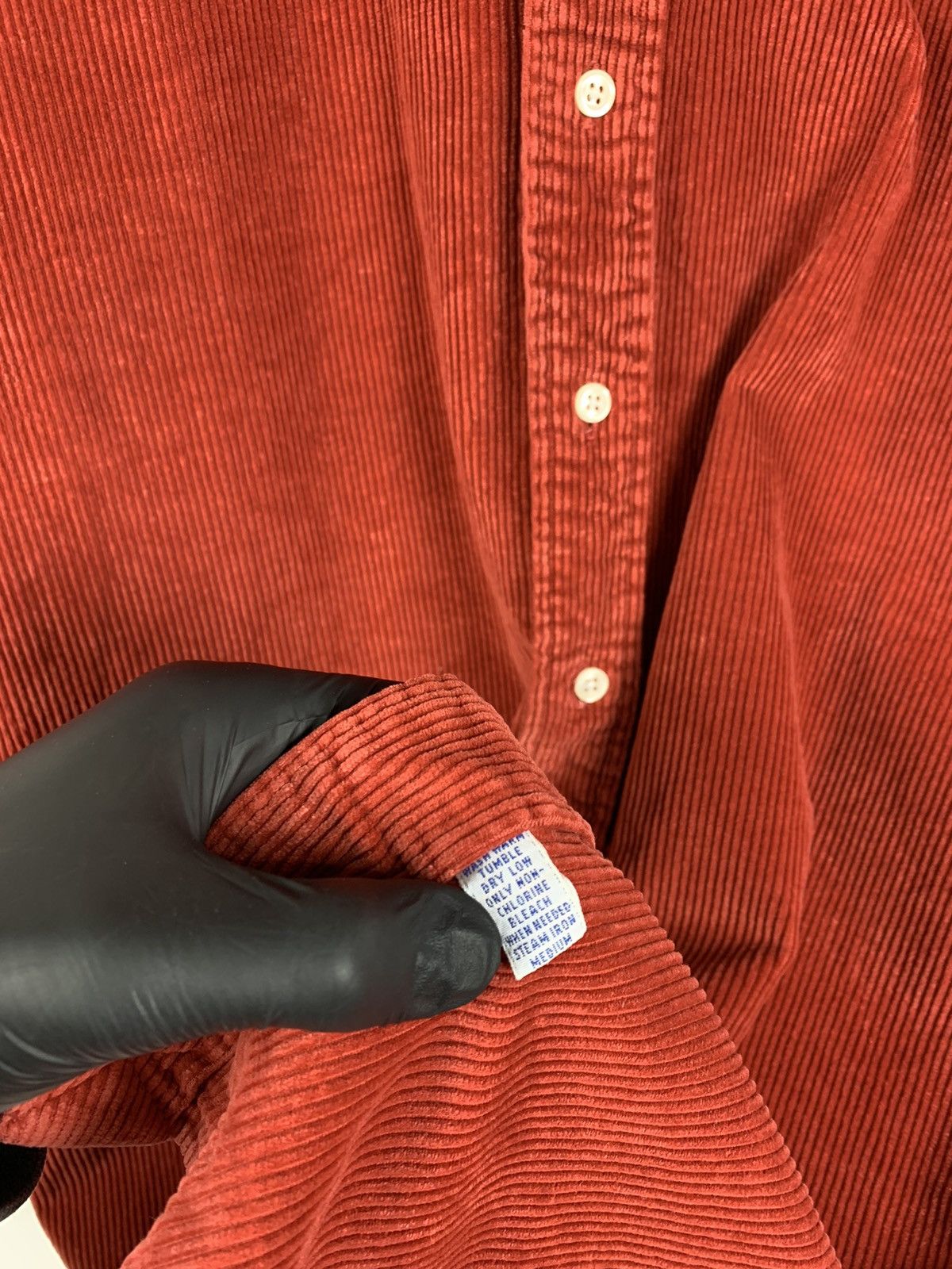 Polo Ralph Lauren Vintage Polo Ralph Lauren Corduroy Velvet Long Sleeve Shirt Size US L / EU 52-54 / 3 - 9 Thumbnail