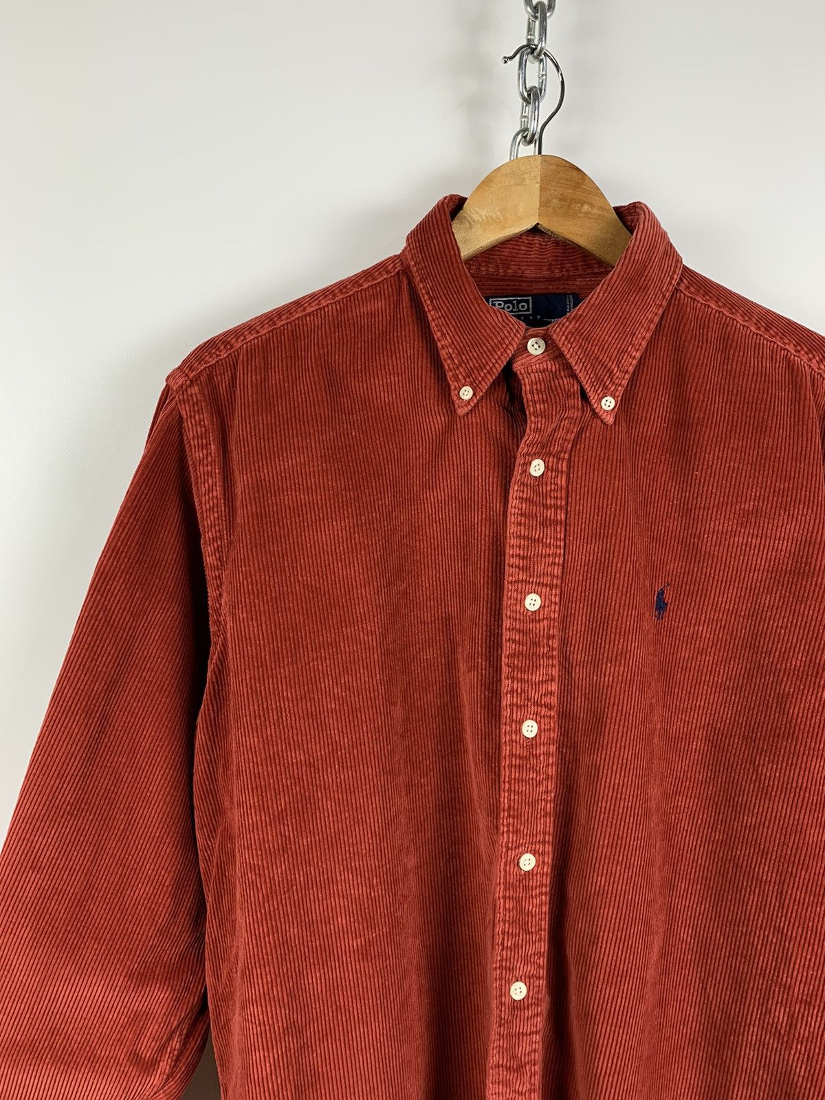 Polo Ralph Lauren Vintage Polo Ralph Lauren Corduroy Velvet Long Sleeve Shirt Size US L / EU 52-54 / 3 - 4 Thumbnail