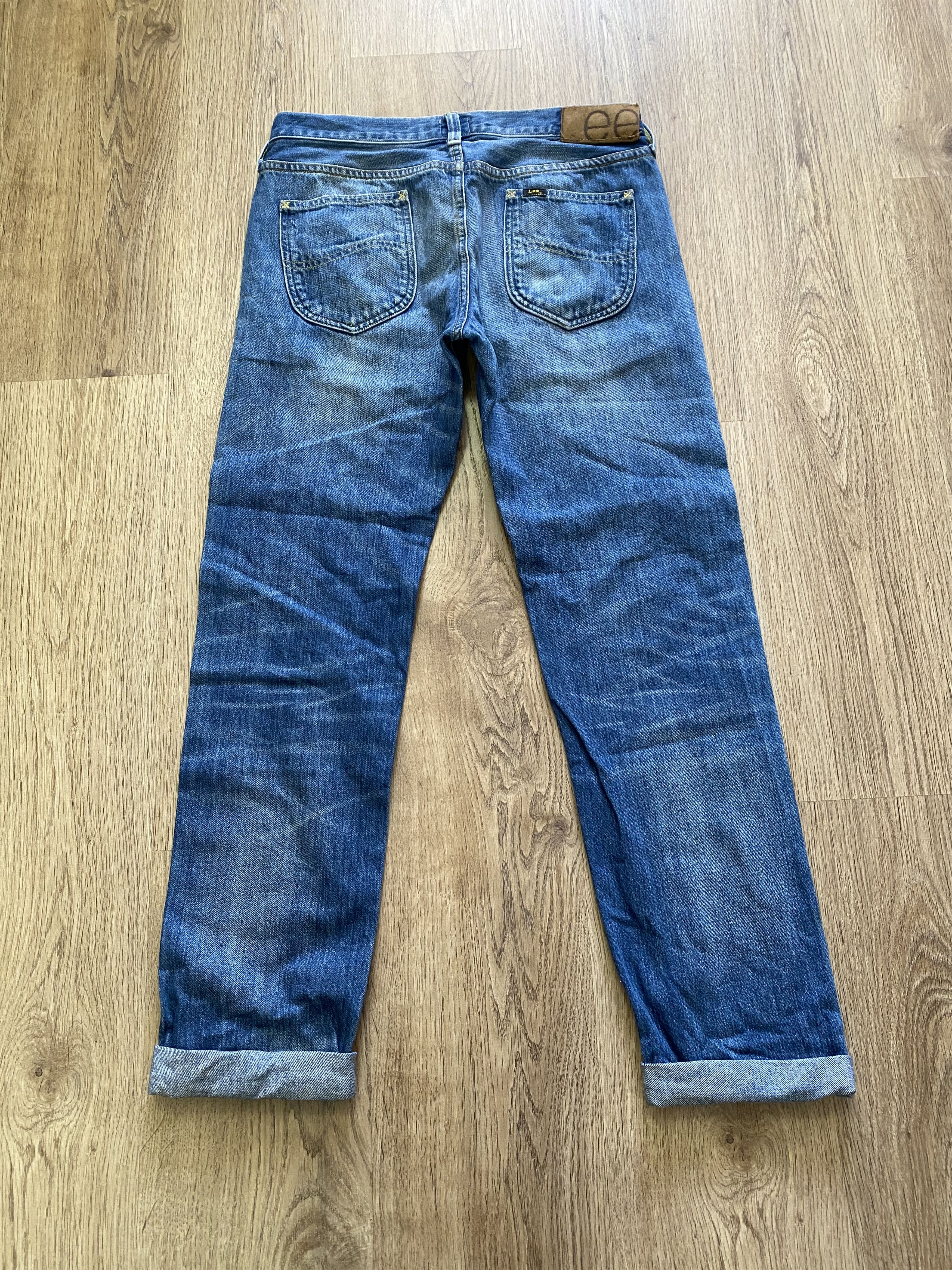 Lee Lee 101 S 13 Ounce Pure White Selvedge Line Denim Lot 81 Size US 31 - 2 Thumbnail