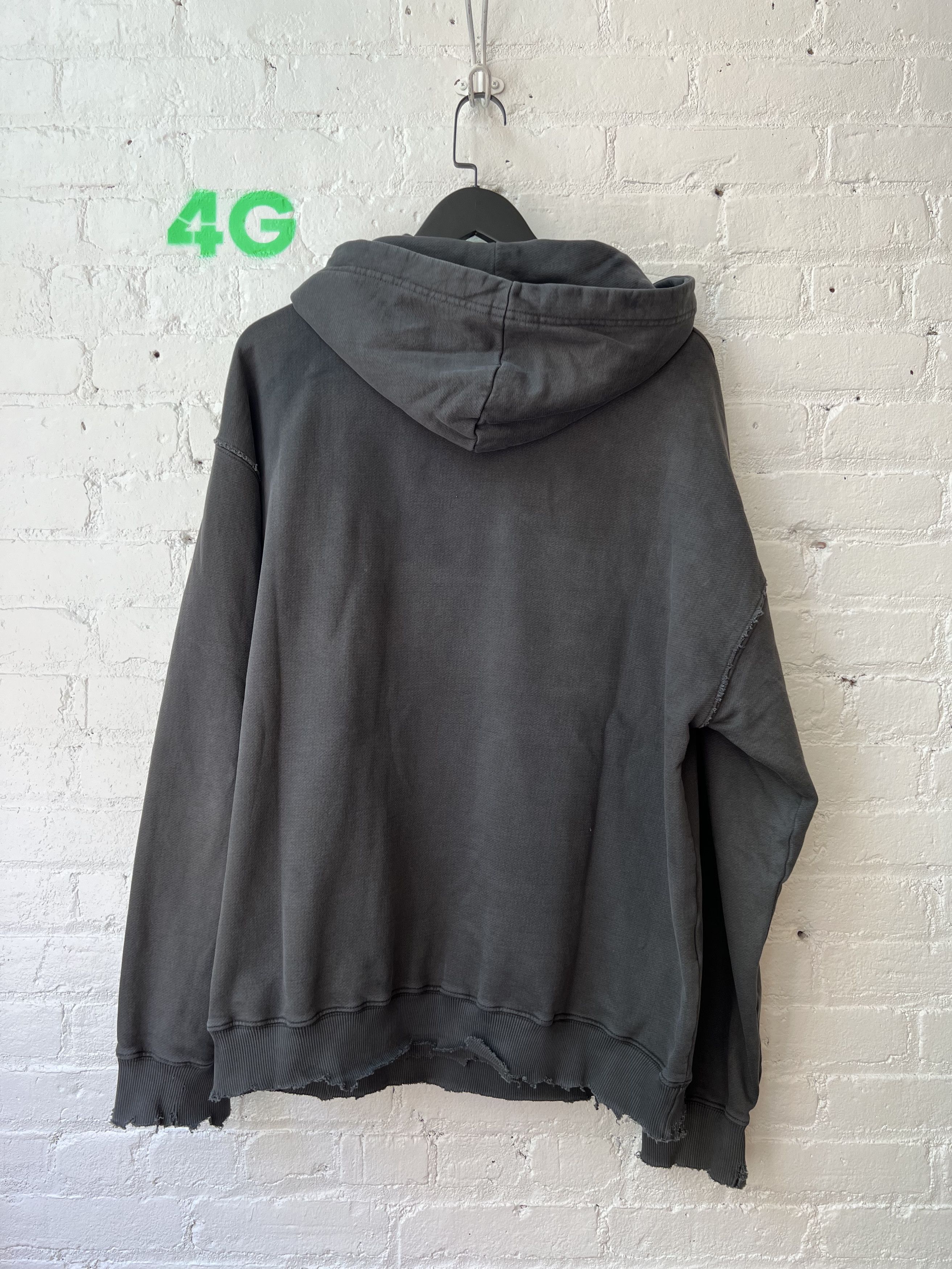 Vintage Thrashed Hoodie With Pins