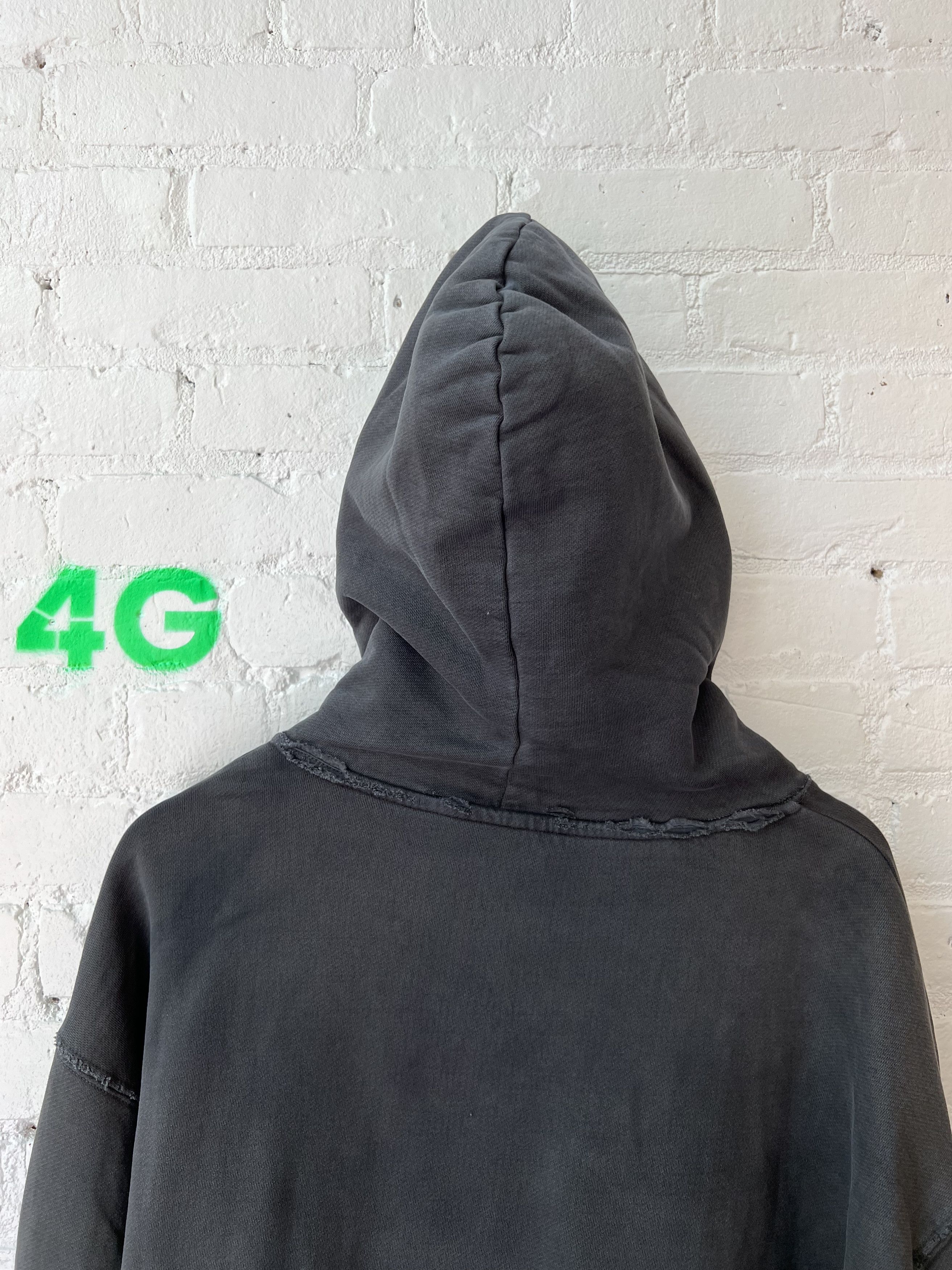 Vintage Thrashed Hoodie With Pins