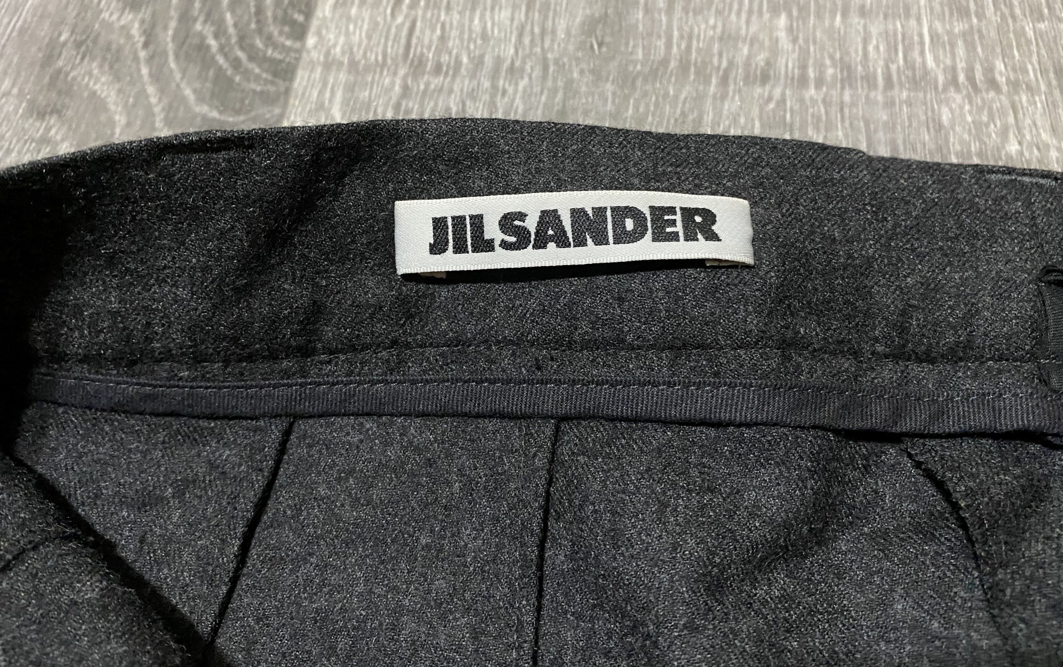Jil Sander Jil Sander Virgin Wool Straight Leg Grey Trousers Pants Size 30" / US 8 / IT 44 - 5 Thumbnail