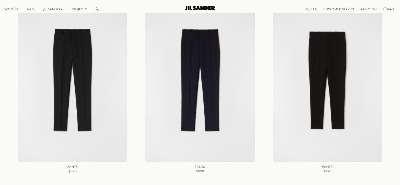 Jil Sander Jil Sander Virgin Wool Straight Leg Grey Trousers Pants Size 30" / US 8 / IT 44 - 2 Thumbnail
