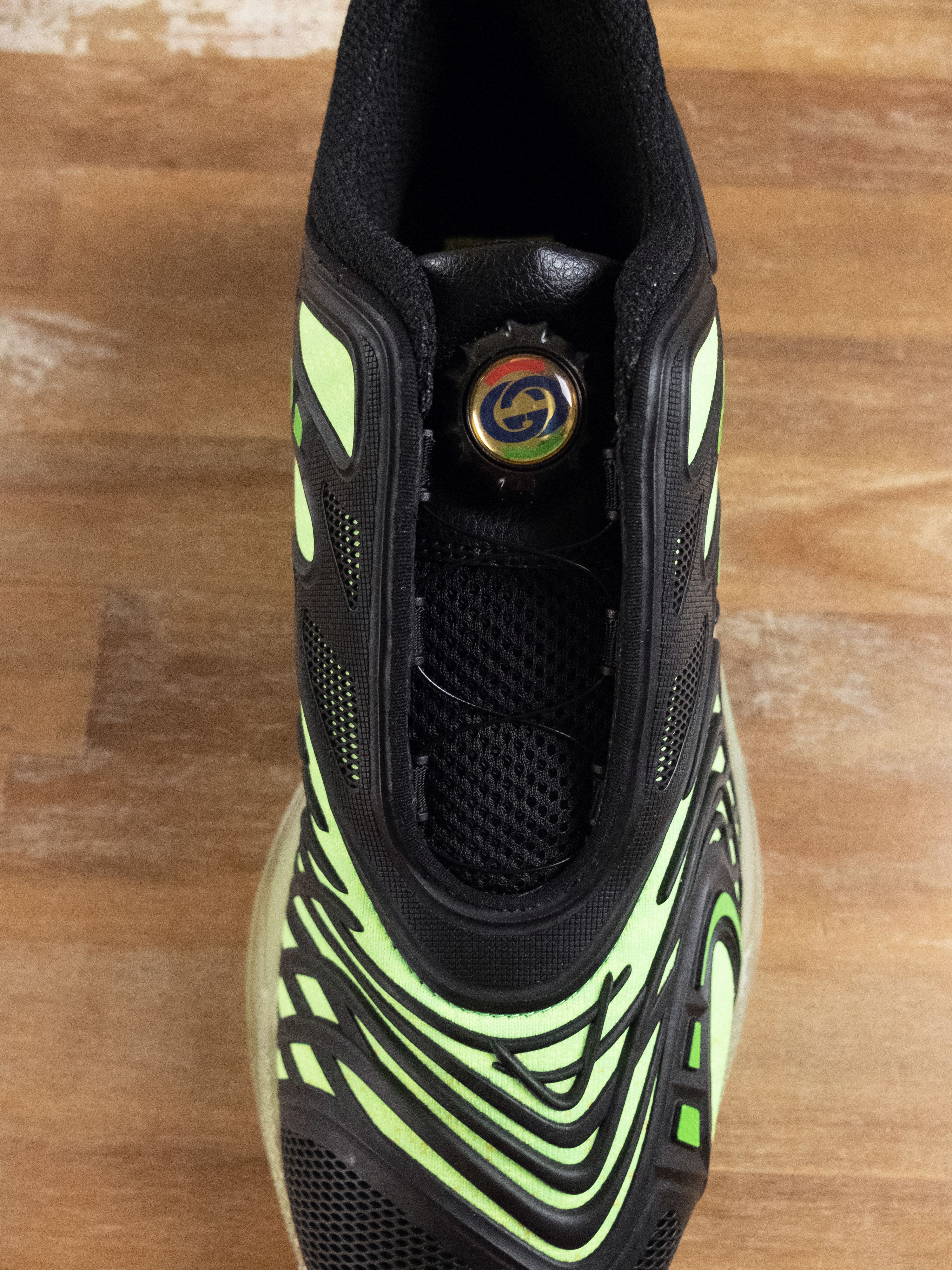 Gucci GUCCI Ultrapace R black green low sneakers 9.5 US / 9 UK Size US 9.5 / EU 42-43 - 5 Thumbnail