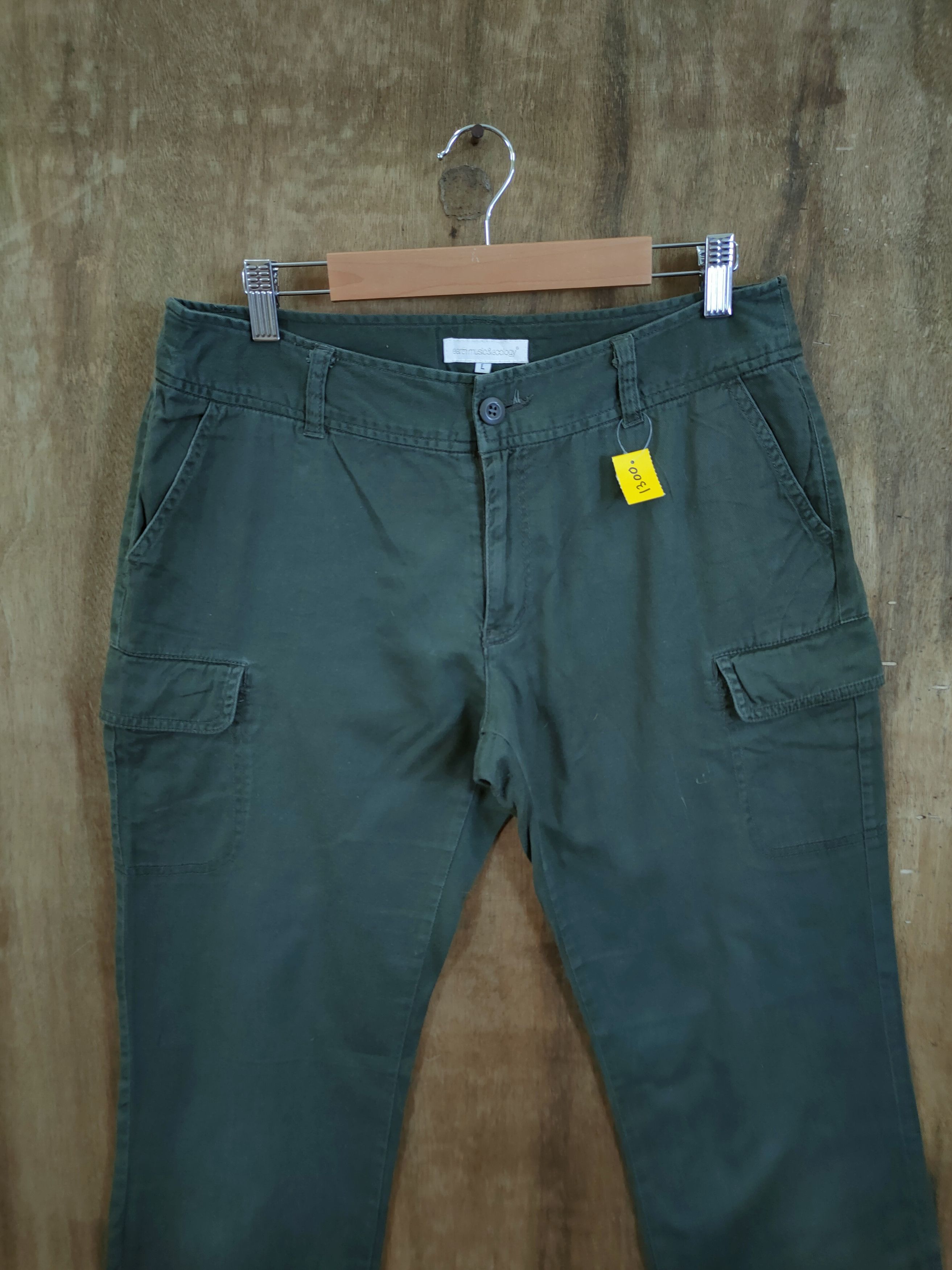 Japanese Brand DLL Japan green multipocket tactical cargo pants #1300 Size US 30 / EU 46 - 2 Thumbnail