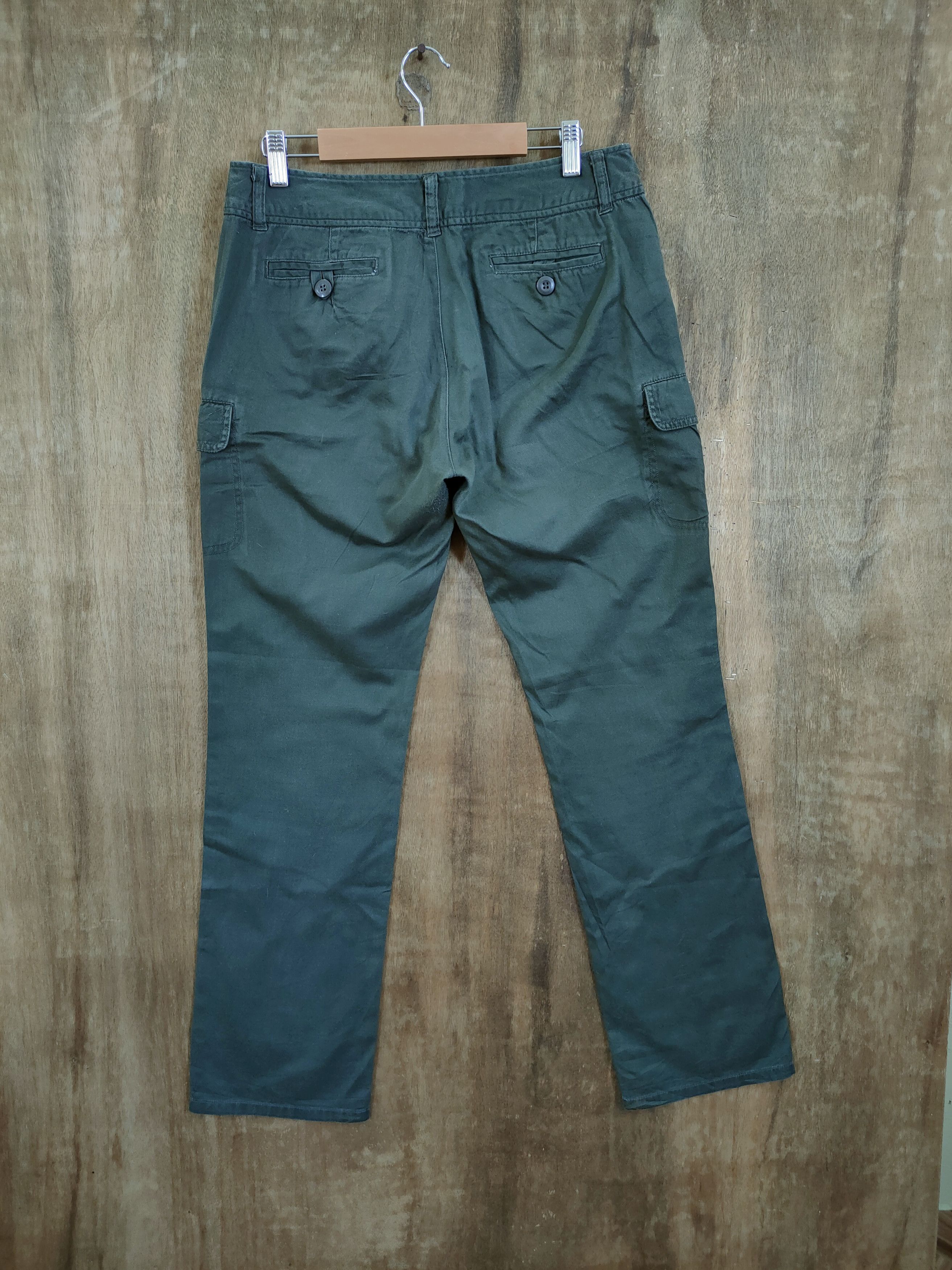Japanese Brand DLL Japan green multipocket tactical cargo pants #1300 Size US 30 / EU 46 - 7 Thumbnail