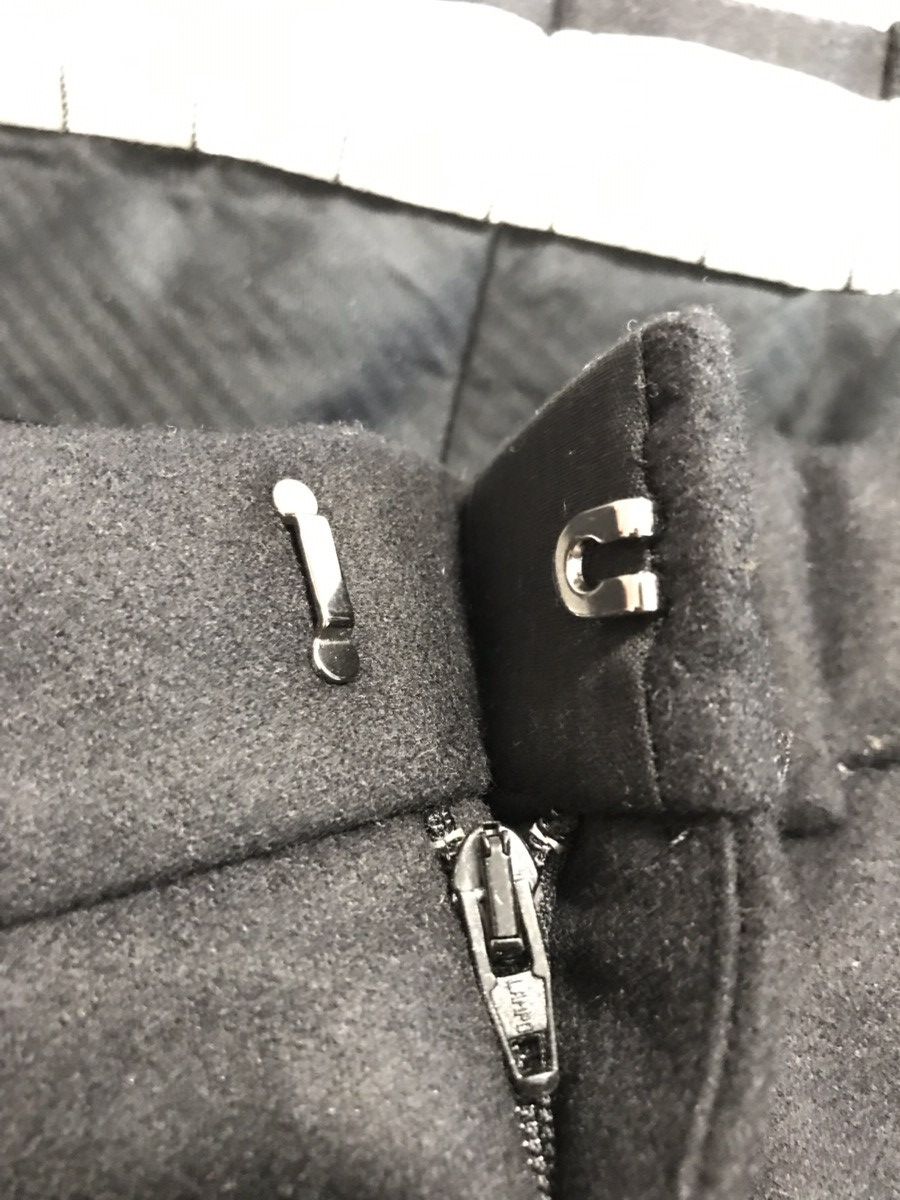 Alexander McQueen AW 2013 Wool Cashmere Black White Trousers Side Stripe Pants Size US 34 / EU 50 - 8 Thumbnail