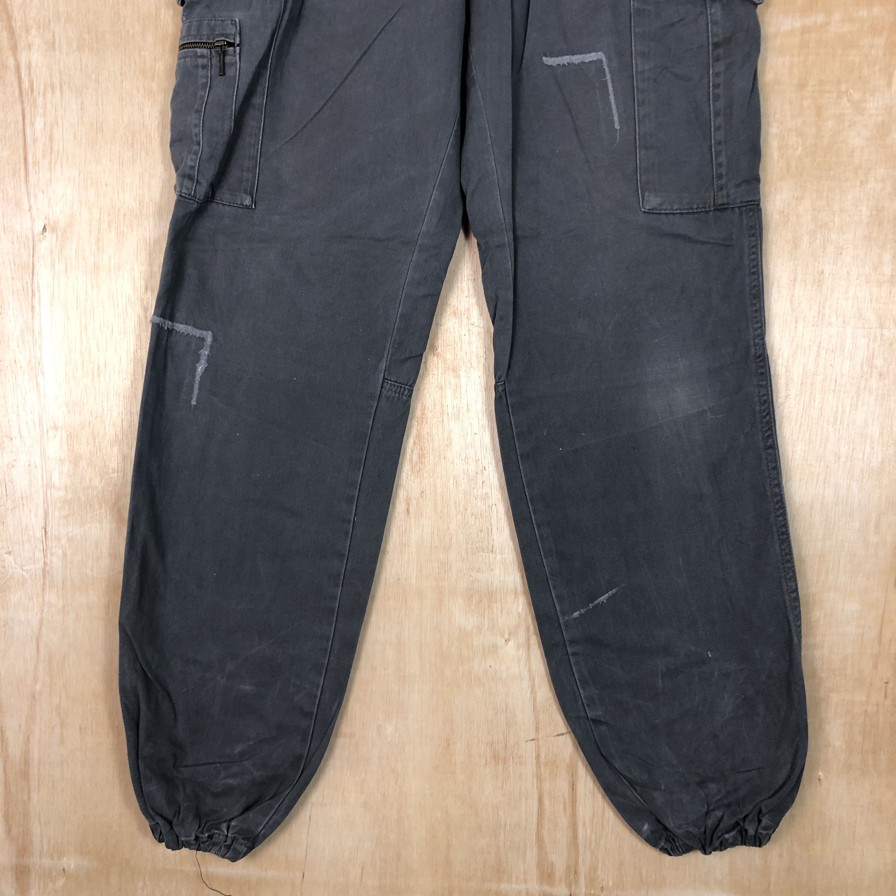 Japanese Brand × Vintage DLL Evolution Grey Multipcket tactical Cargo Pants #c064 Size US 26 / EU 42 - 3 Thumbnail