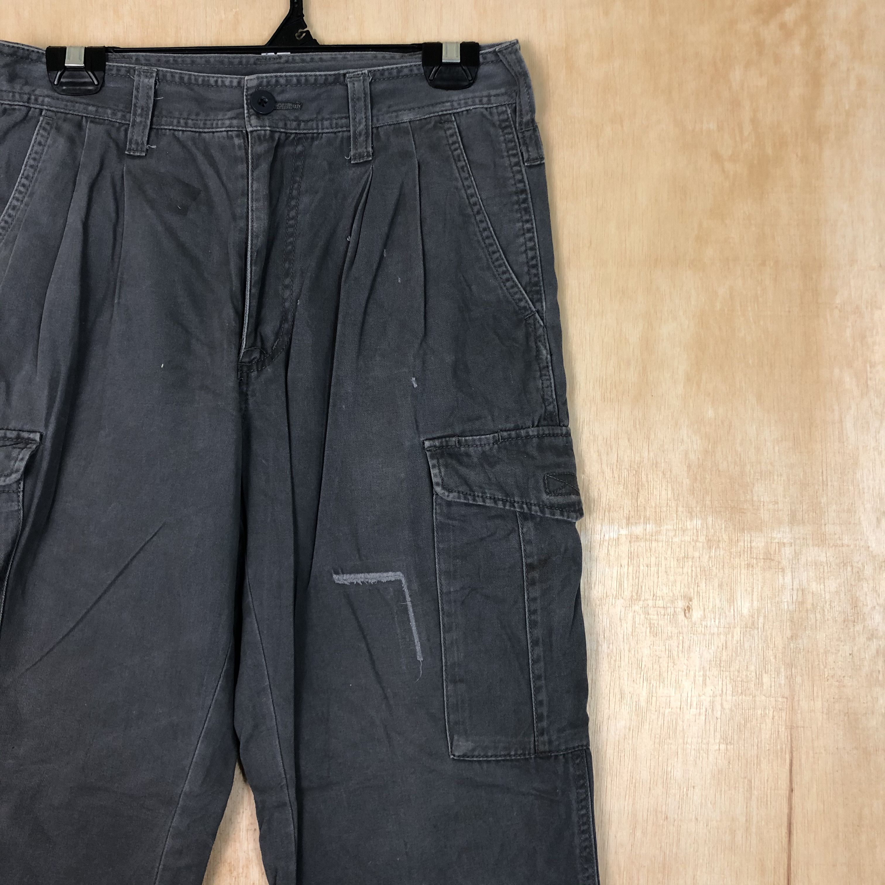 Japanese Brand × Vintage DLL Evolution Grey Multipcket tactical Cargo Pants #c064 Size US 26 / EU 42 - 5 Thumbnail