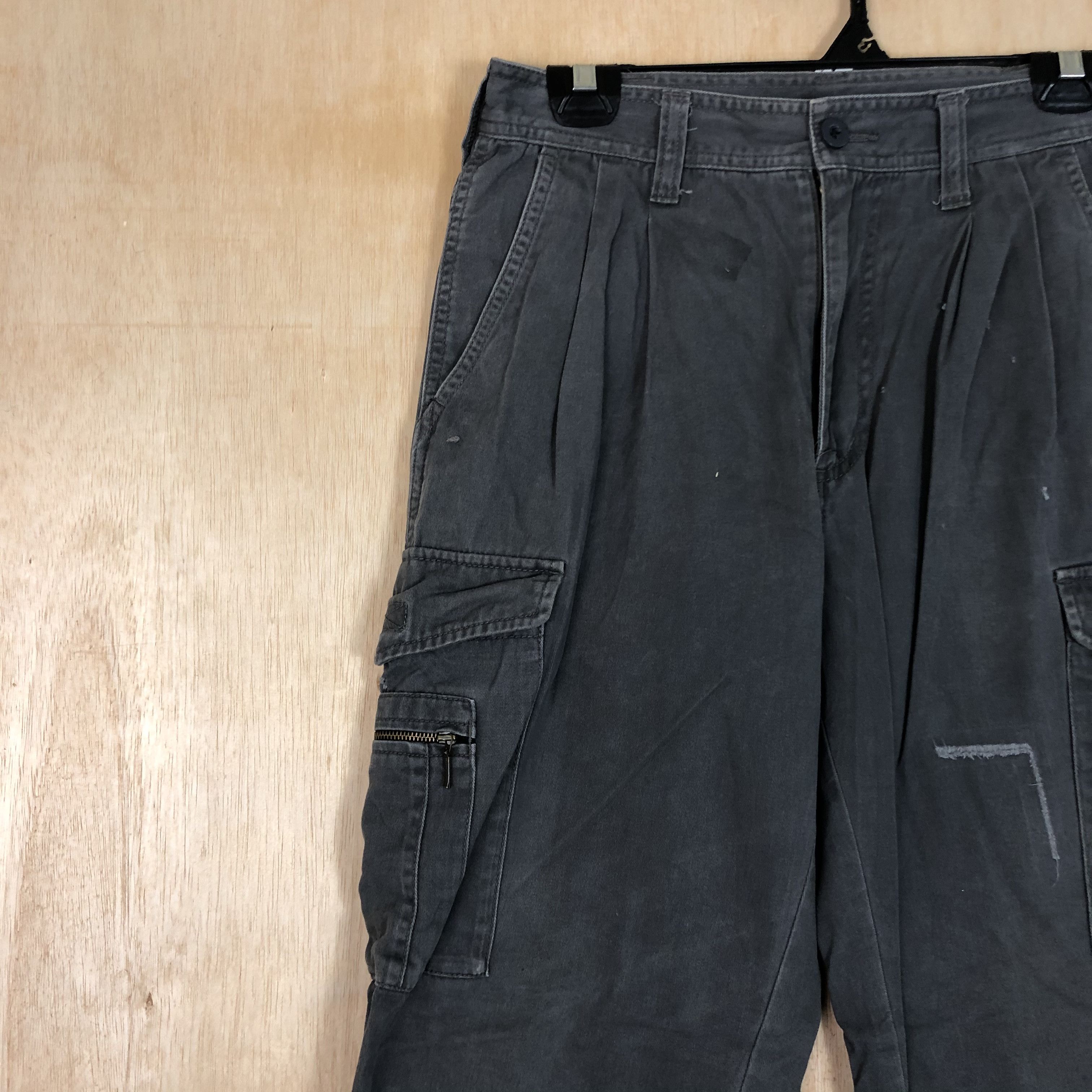 Japanese Brand × Vintage DLL Evolution Grey Multipcket tactical Cargo Pants #c064 Size US 26 / EU 42 - 6 Thumbnail