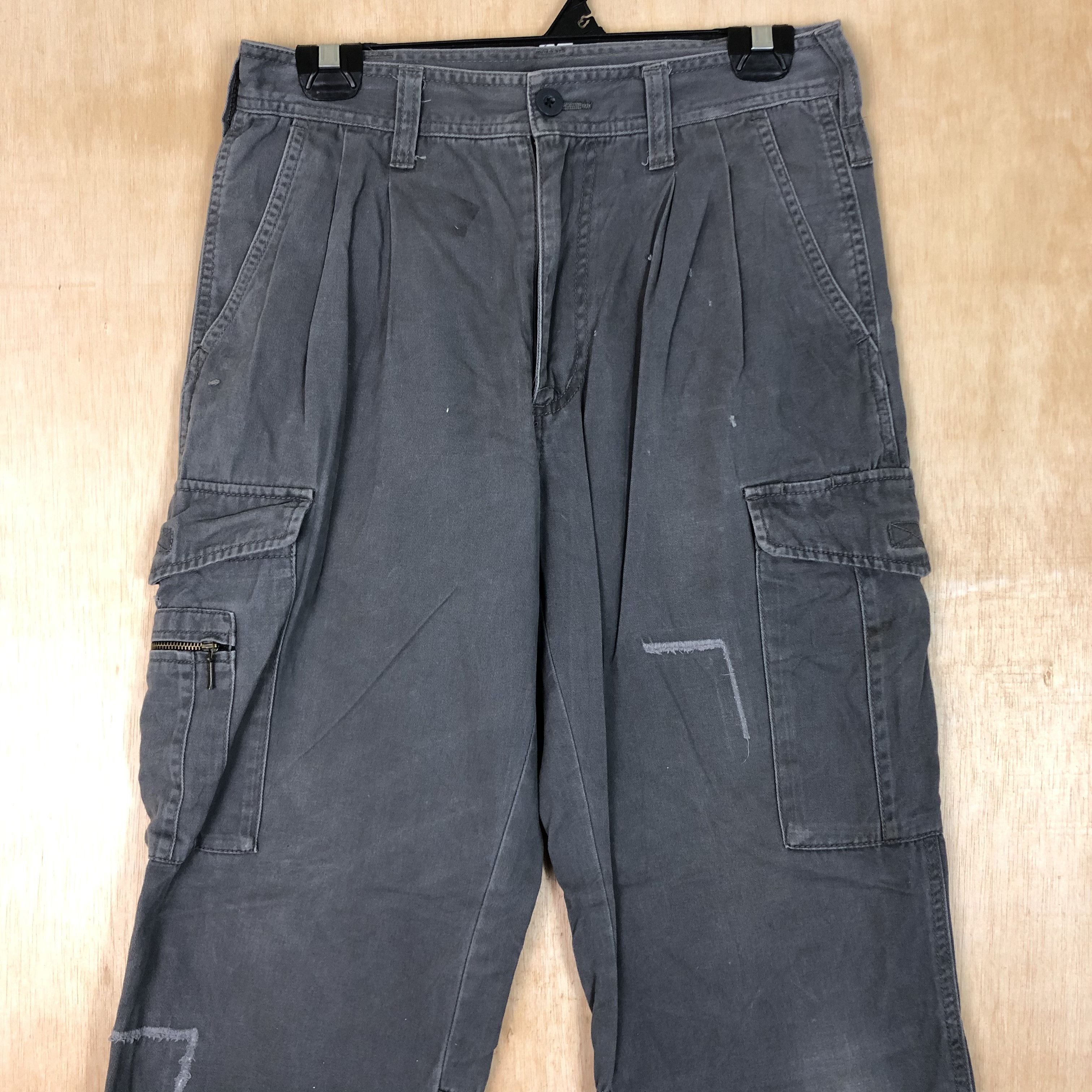 Japanese Brand × Vintage DLL Evolution Grey Multipcket tactical Cargo Pants #c064 Size US 26 / EU 42 - 2 Thumbnail