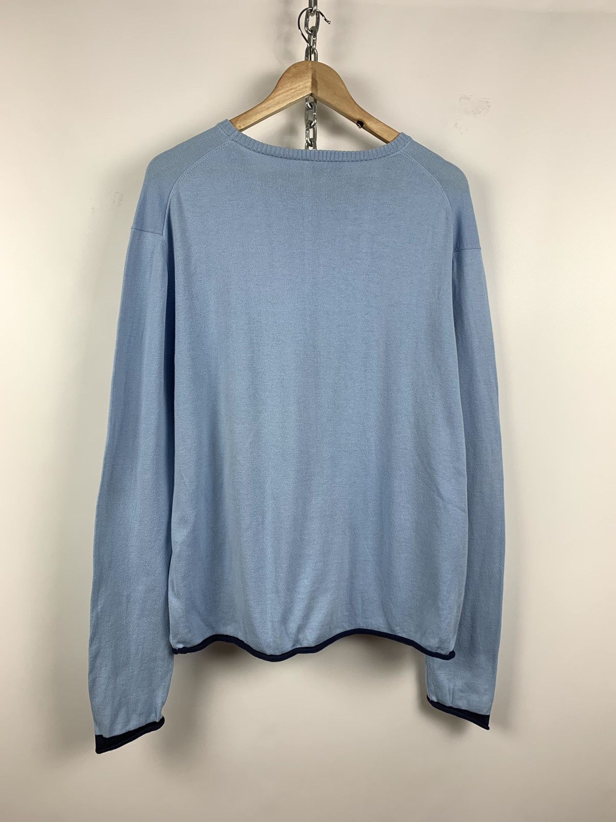 Vintage 99s Vintage Yves Saint Laurent YSL Big Logo Sweater Size US L / EU 52-54 / 3 - 9 Thumbnail