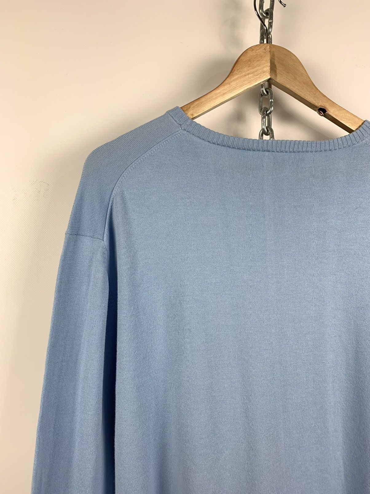 Vintage 99s Vintage Yves Saint Laurent YSL Big Logo Sweater Size US L / EU 52-54 / 3 - 11 Thumbnail