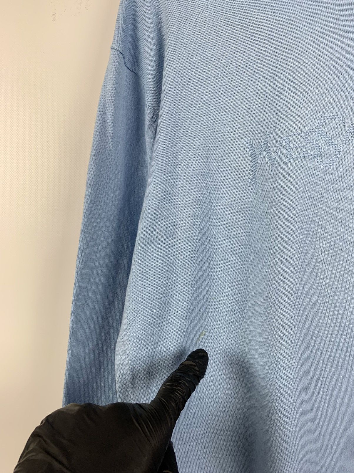 Vintage 99s Vintage Yves Saint Laurent YSL Big Logo Sweater Size US L / EU 52-54 / 3 - 14 Thumbnail