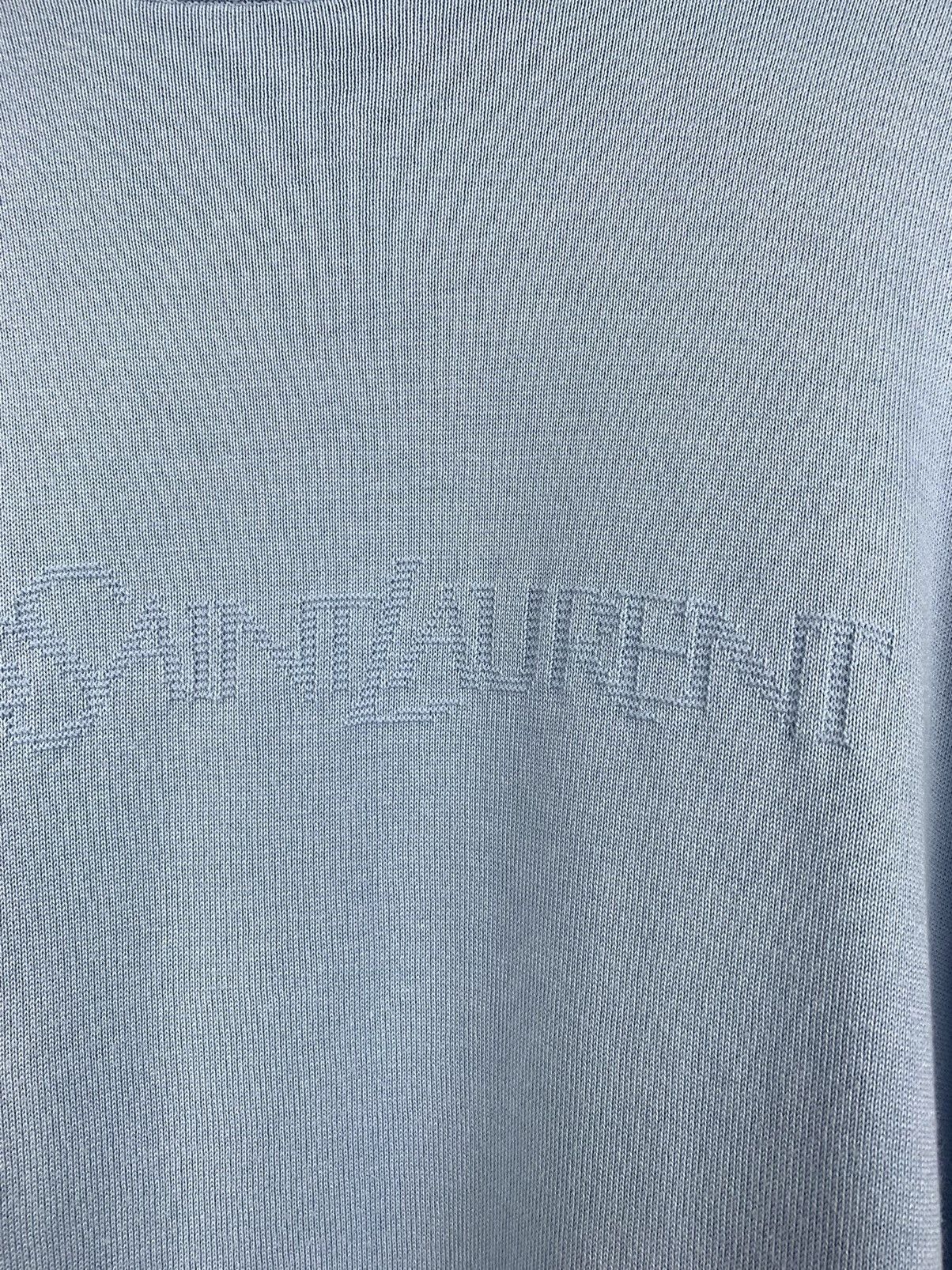 Vintage 99s Vintage Yves Saint Laurent YSL Big Logo Sweater Size US L / EU 52-54 / 3 - 6 Thumbnail