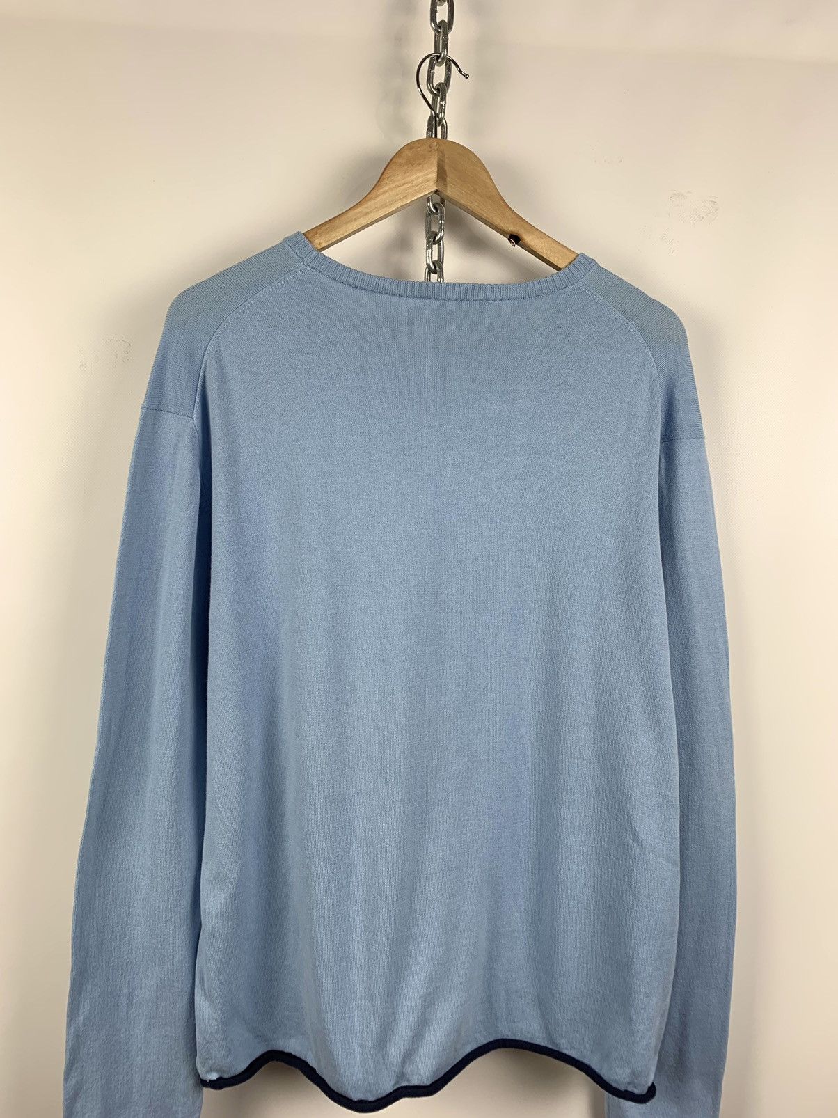 Vintage 99s Vintage Yves Saint Laurent YSL Big Logo Sweater Size US L / EU 52-54 / 3 - 10 Thumbnail