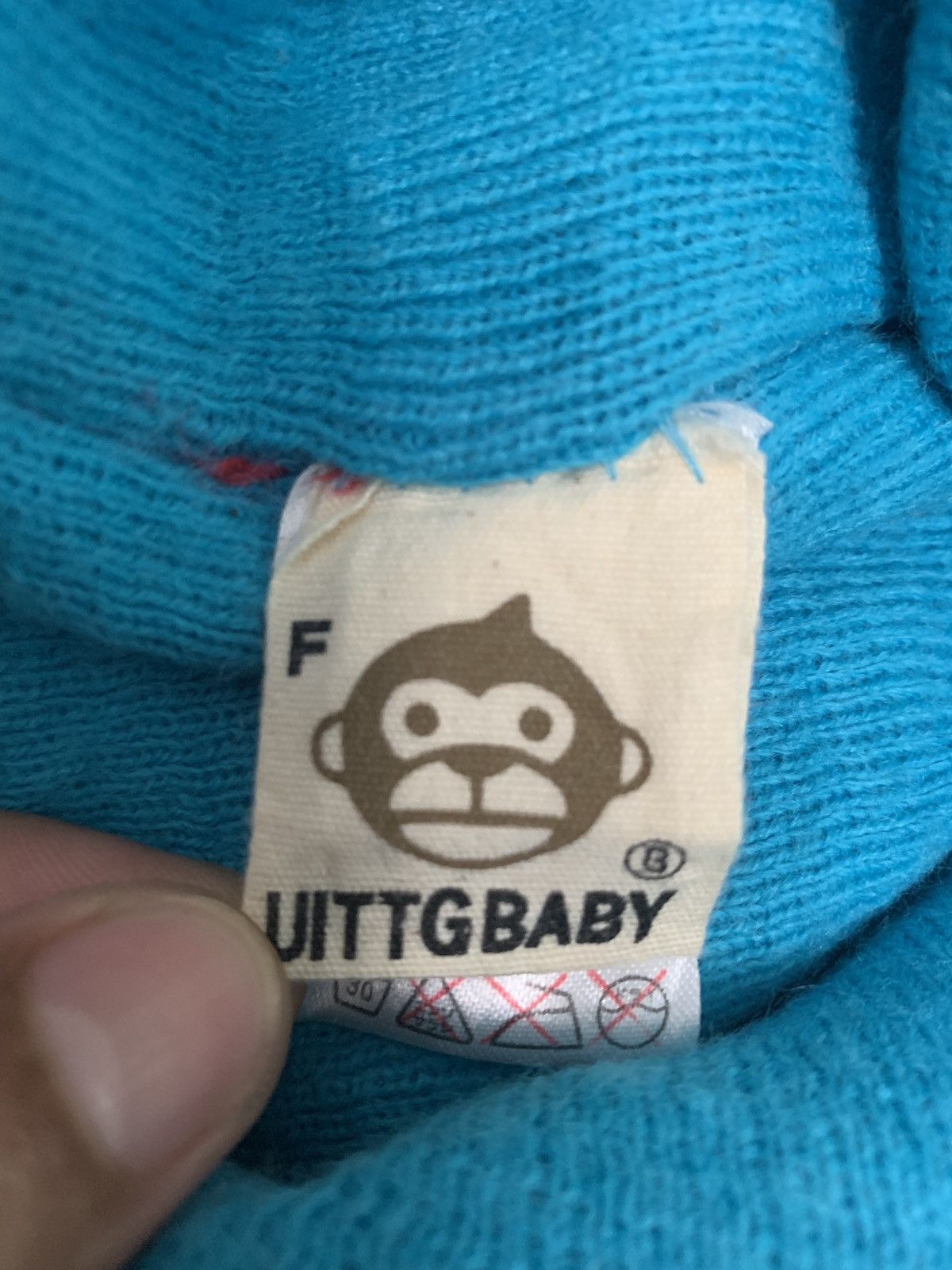 Japanese Brand 🇯🇵 Vintage UITTG BABY Inspired Bape Beanie Size ONE SIZE - 5 Thumbnail