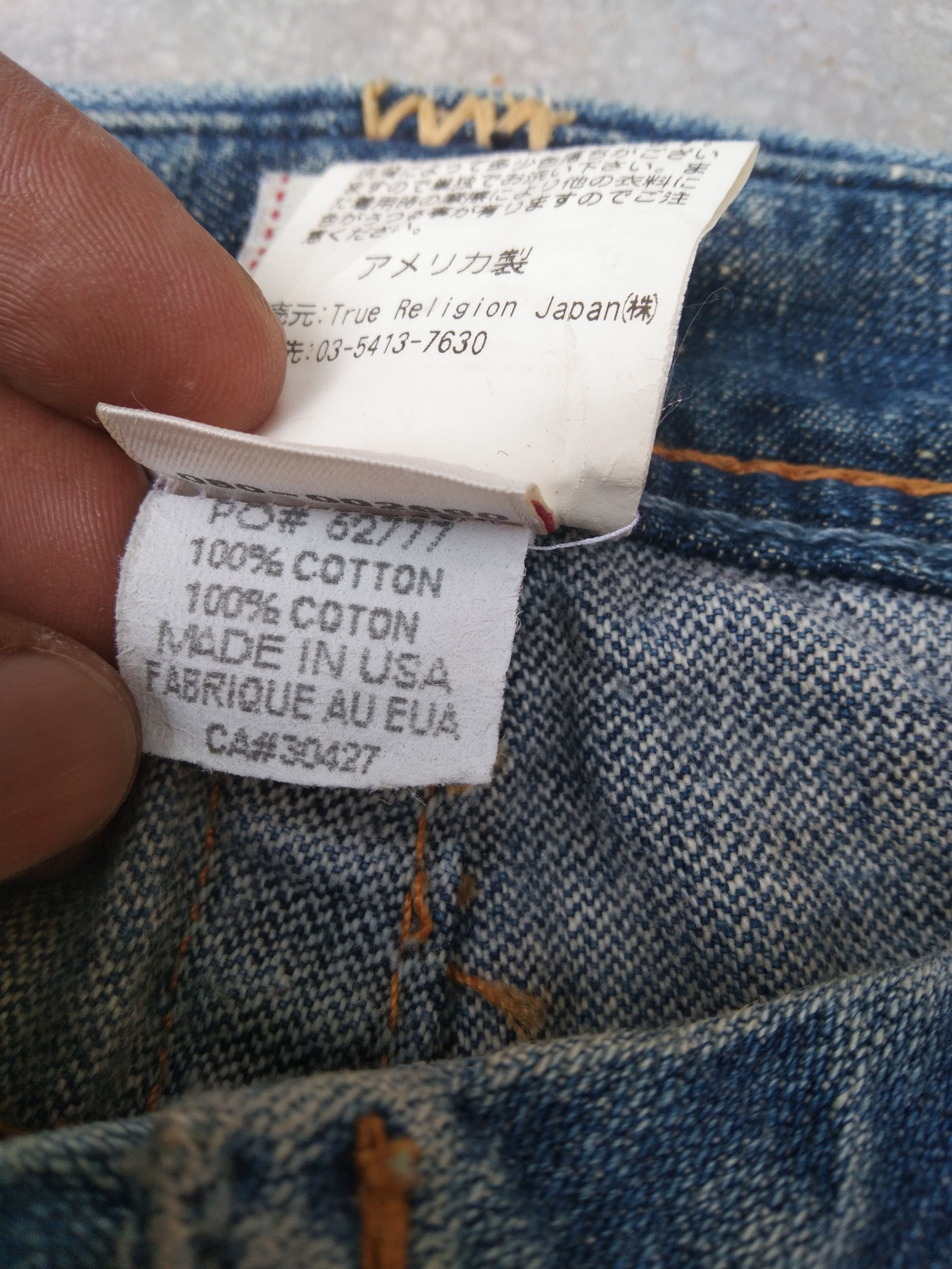 Japanese Brand Vintage True Religion Made In USA Flared Jeans 28x30 Size US 28 / EU 44 - 7 Thumbnail