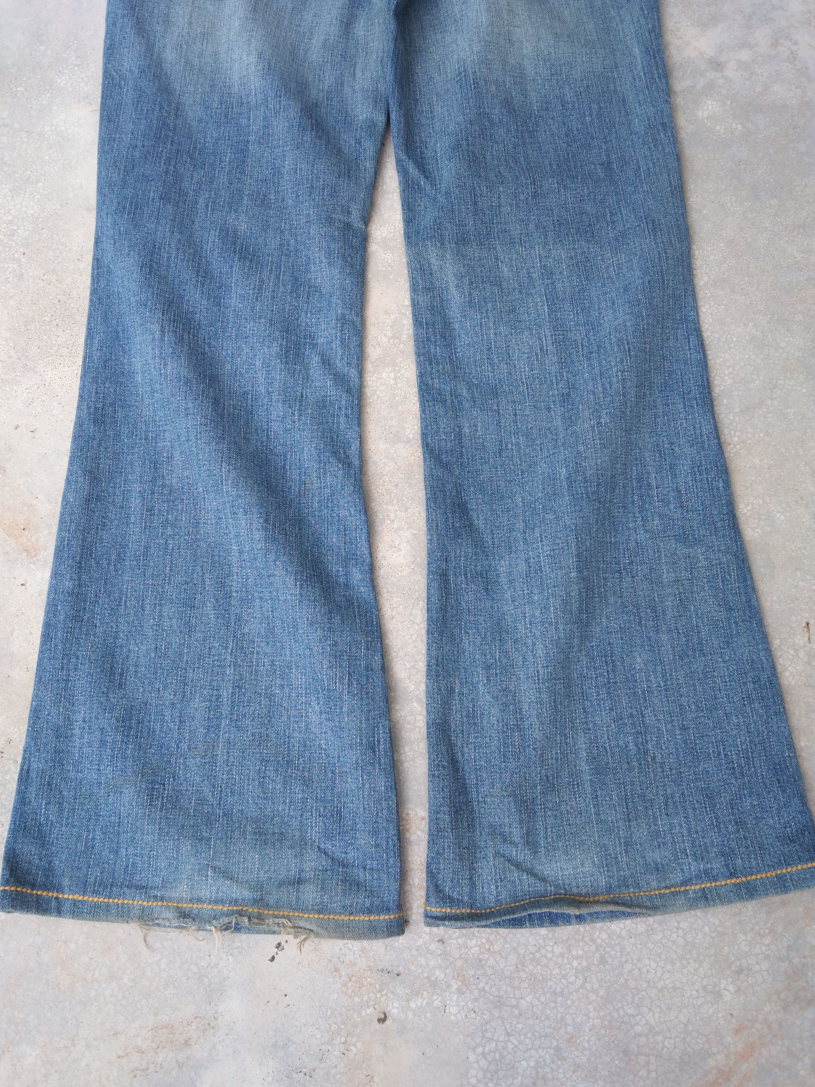Japanese Brand Vintage True Religion Made In USA Flared Jeans 28x30 Size US 28 / EU 44 - 3 Thumbnail