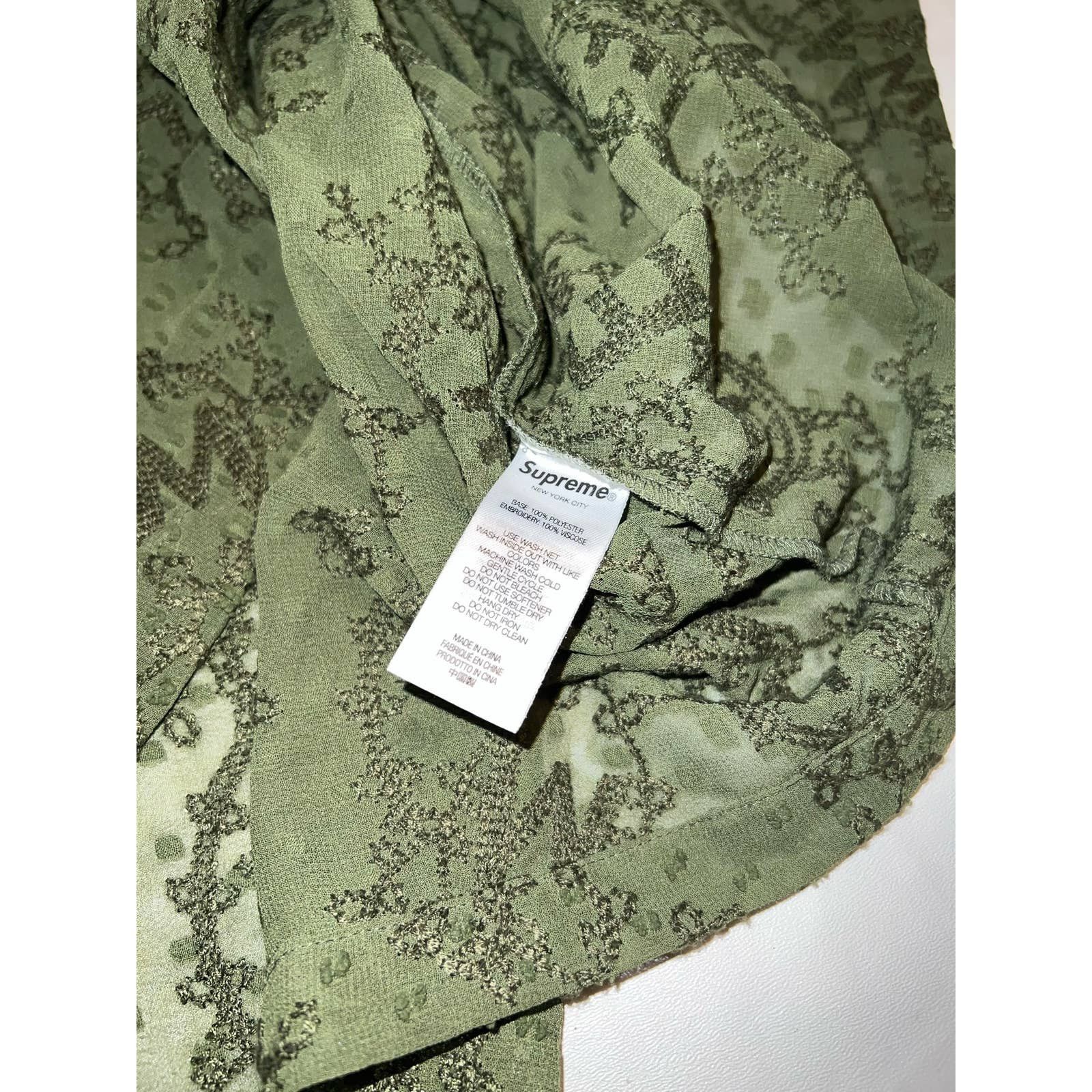 Supreme Supreme Chainstitch Chiffon Shirt Size US M / EU 48-50 / 2 - 3 Thumbnail