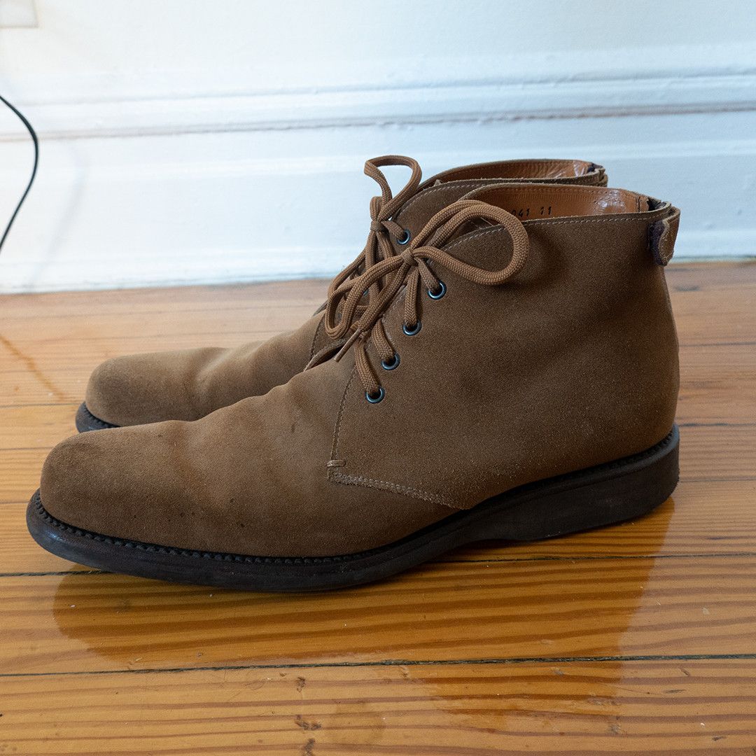 Jil Sander Suede Back-Zip Boots Size US 11 / EU 44 - 4 Thumbnail