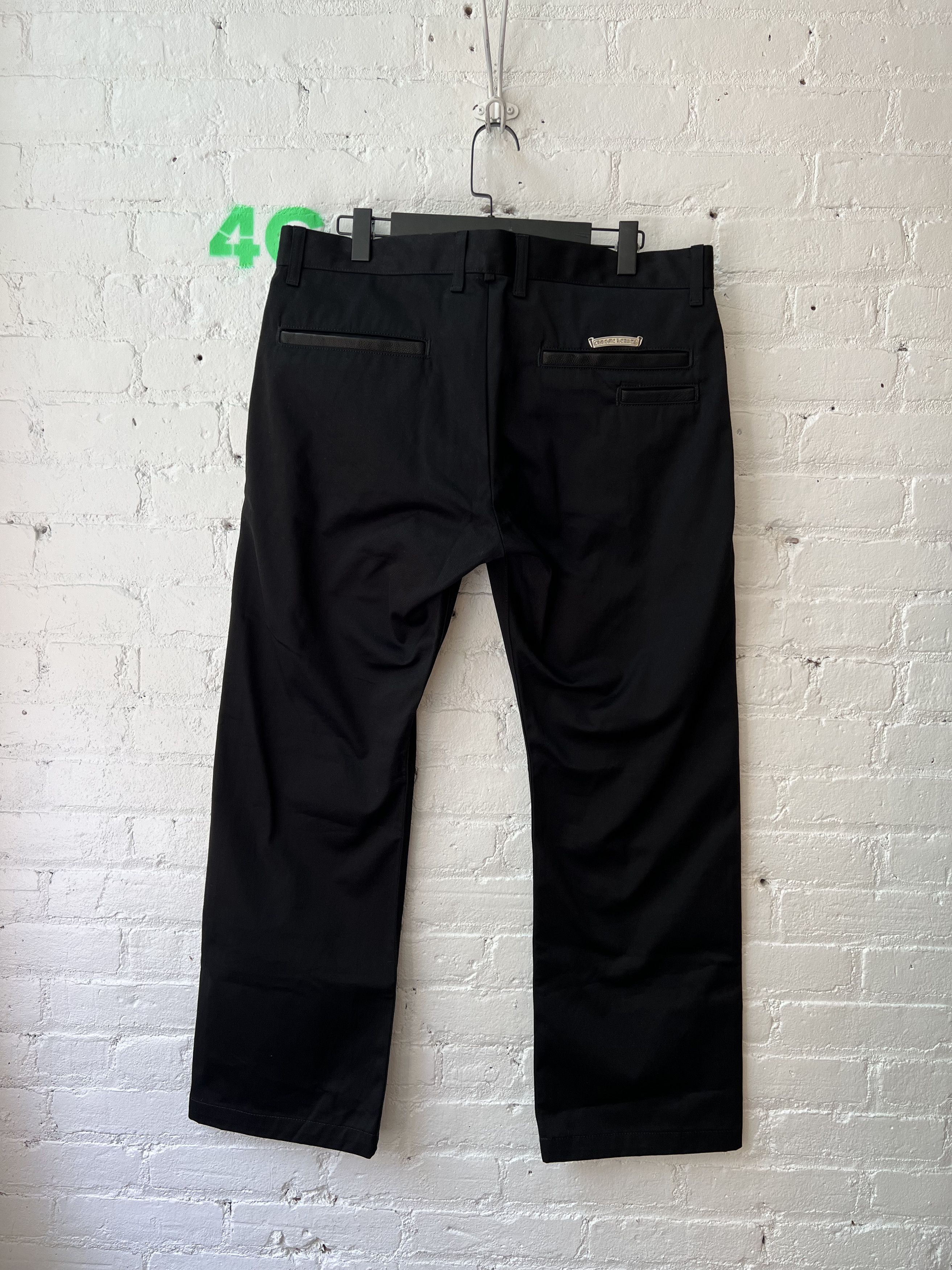 Chrome Hearts Chrome Hearts Black Chino Pants Size US 36 / EU 52 - 6 Thumbnail