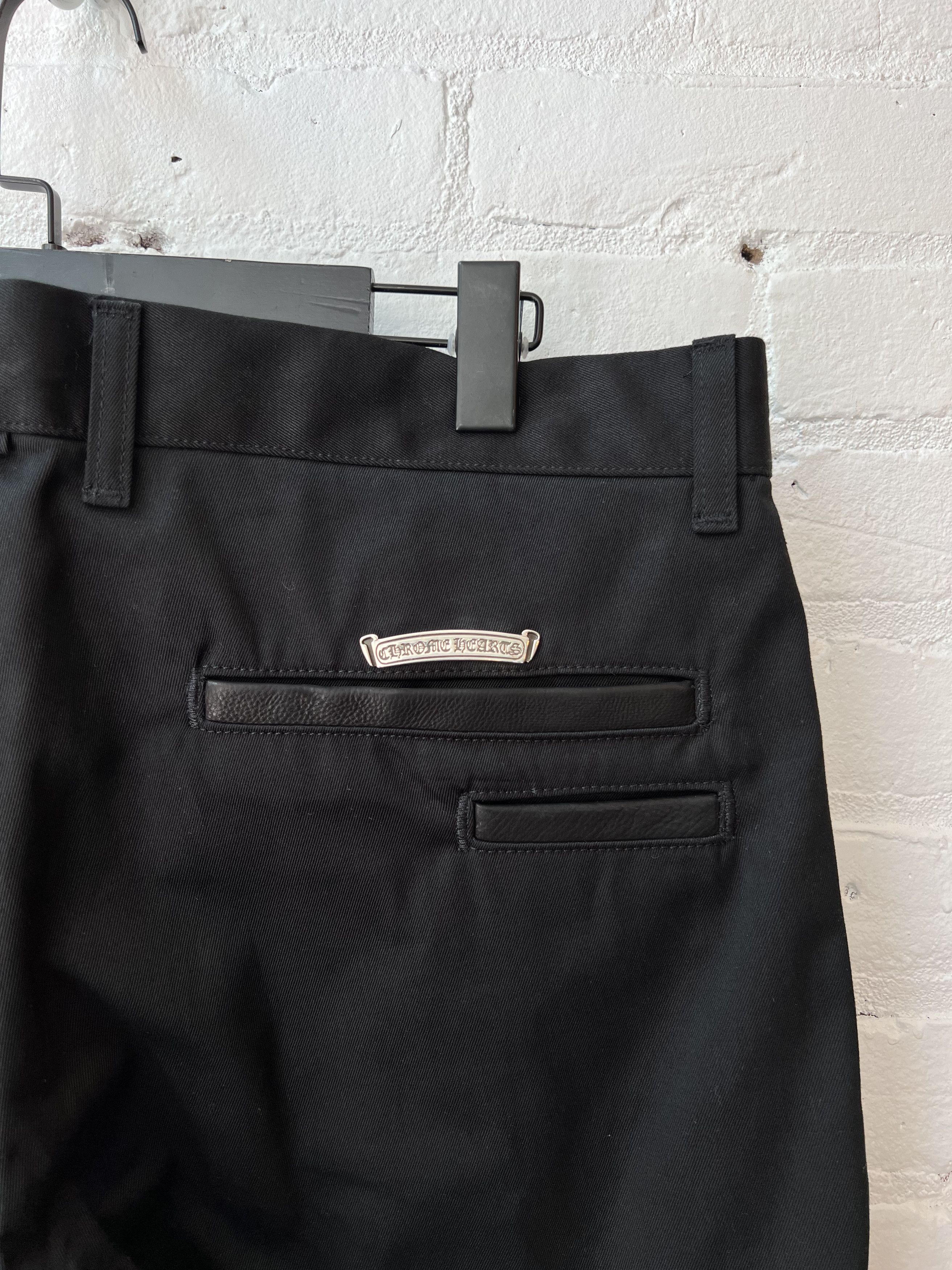 Chrome Hearts Chrome Hearts Black Chino Pants Size US 36 / EU 52 - 8 Thumbnail