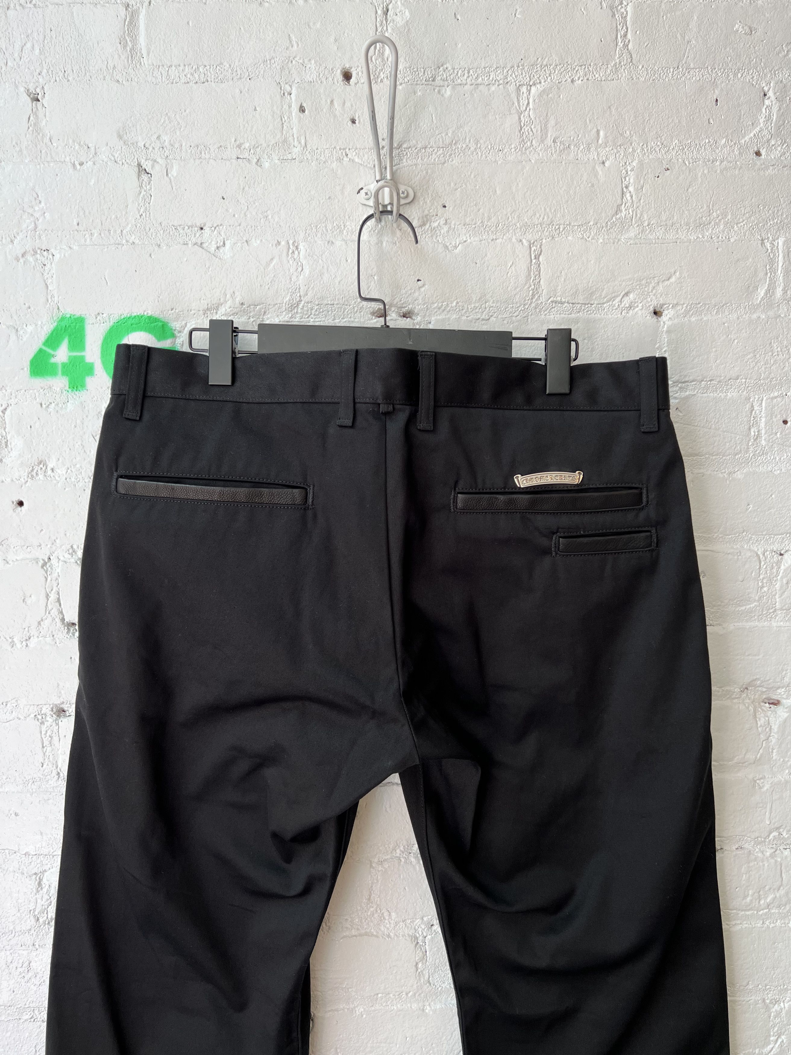 Chrome Hearts Chrome Hearts Black Chino Pants Size US 36 / EU 52 - 7 Thumbnail
