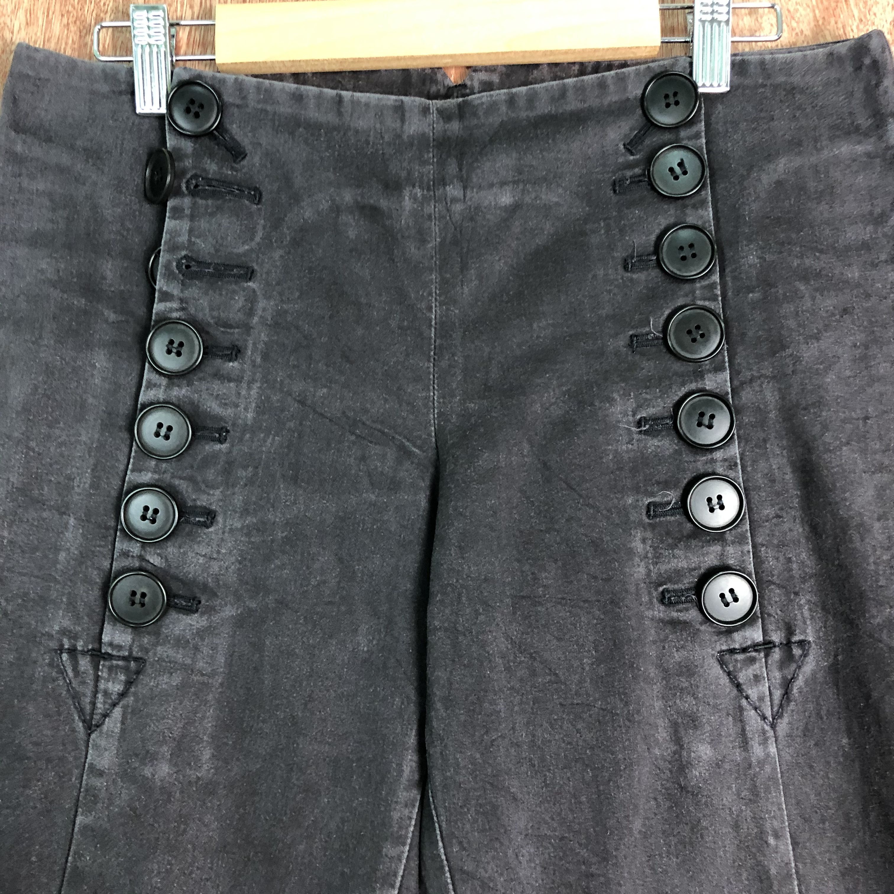 Japanese Brand DLL Homspun Black streetwear cargo Pants #c096 Size 28" / US 6 / IT 42 - 4 Thumbnail