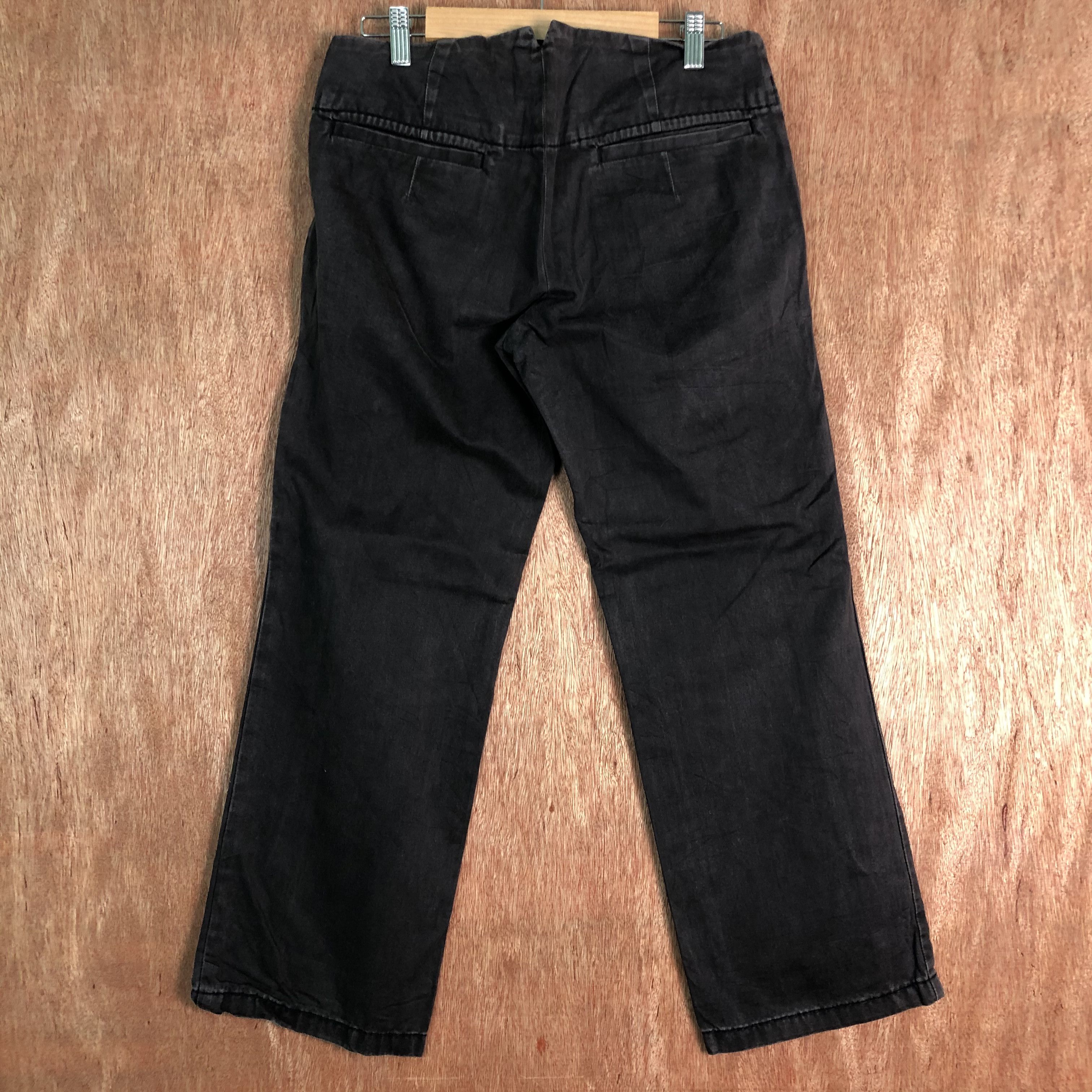 Japanese Brand DLL Homspun Black streetwear cargo Pants #c096 Size 28" / US 6 / IT 42 - 5 Thumbnail