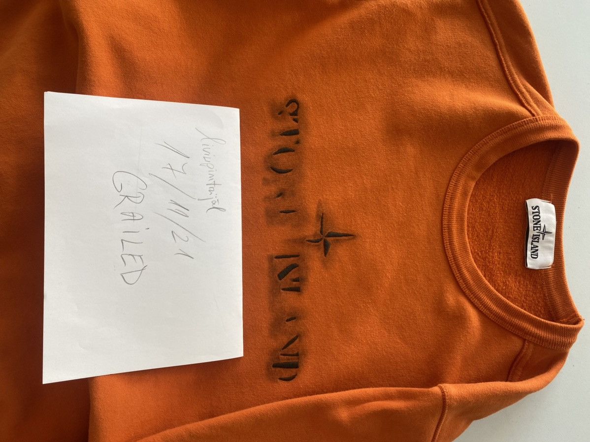 Stone Island Stone island embroidered logo sweatshirt Size US S / EU 44-46 / 1 - 7 Thumbnail