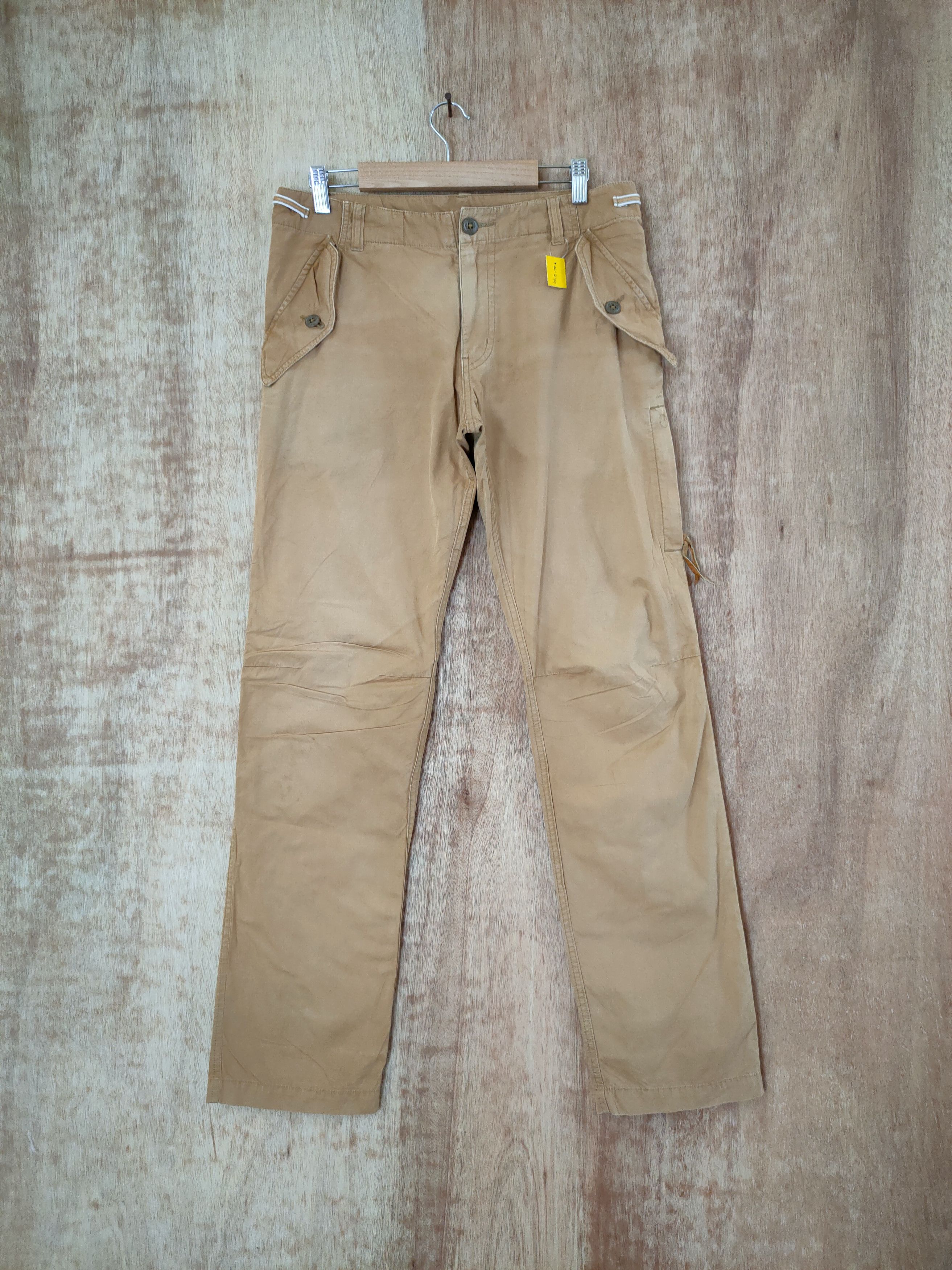 Japanese Brand × Journal Standard × Vintage Journal Standard japan casual brown cargo pants #46-649 Size US 31 - 1 Thumbnail