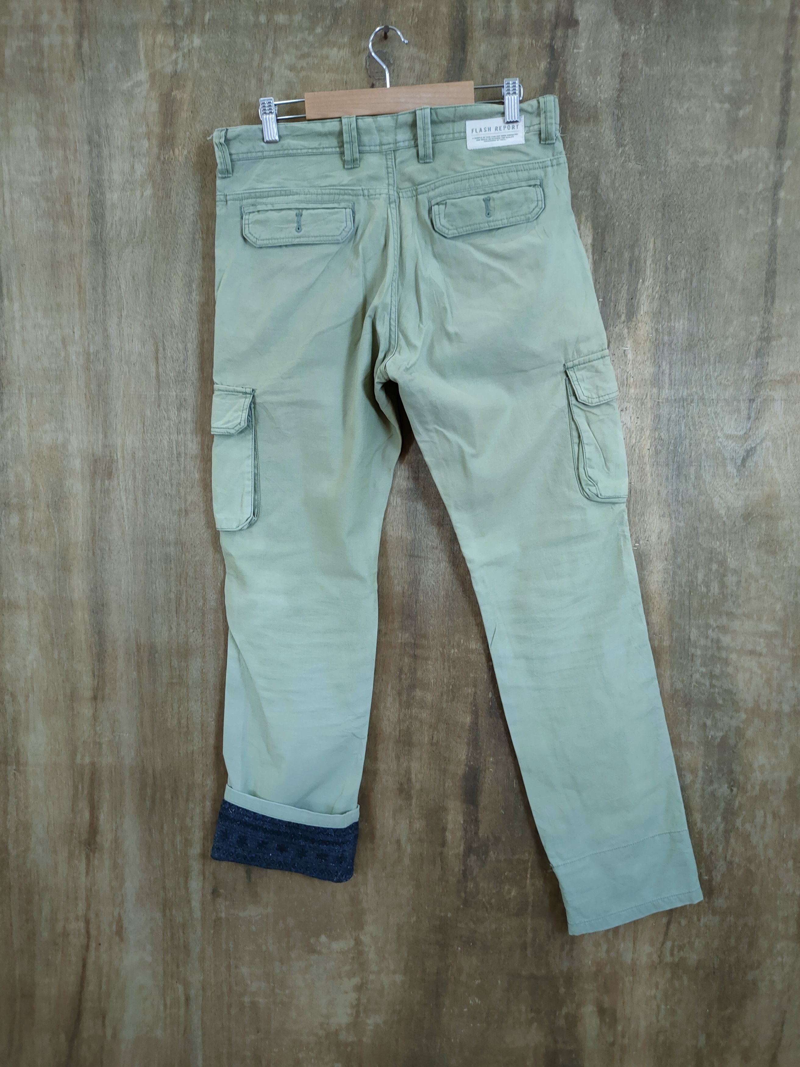 Japanese Brand Flash Report japan multi pocket tactical cargo pants#46-731 Size US 32 / EU 48 - 11 Thumbnail