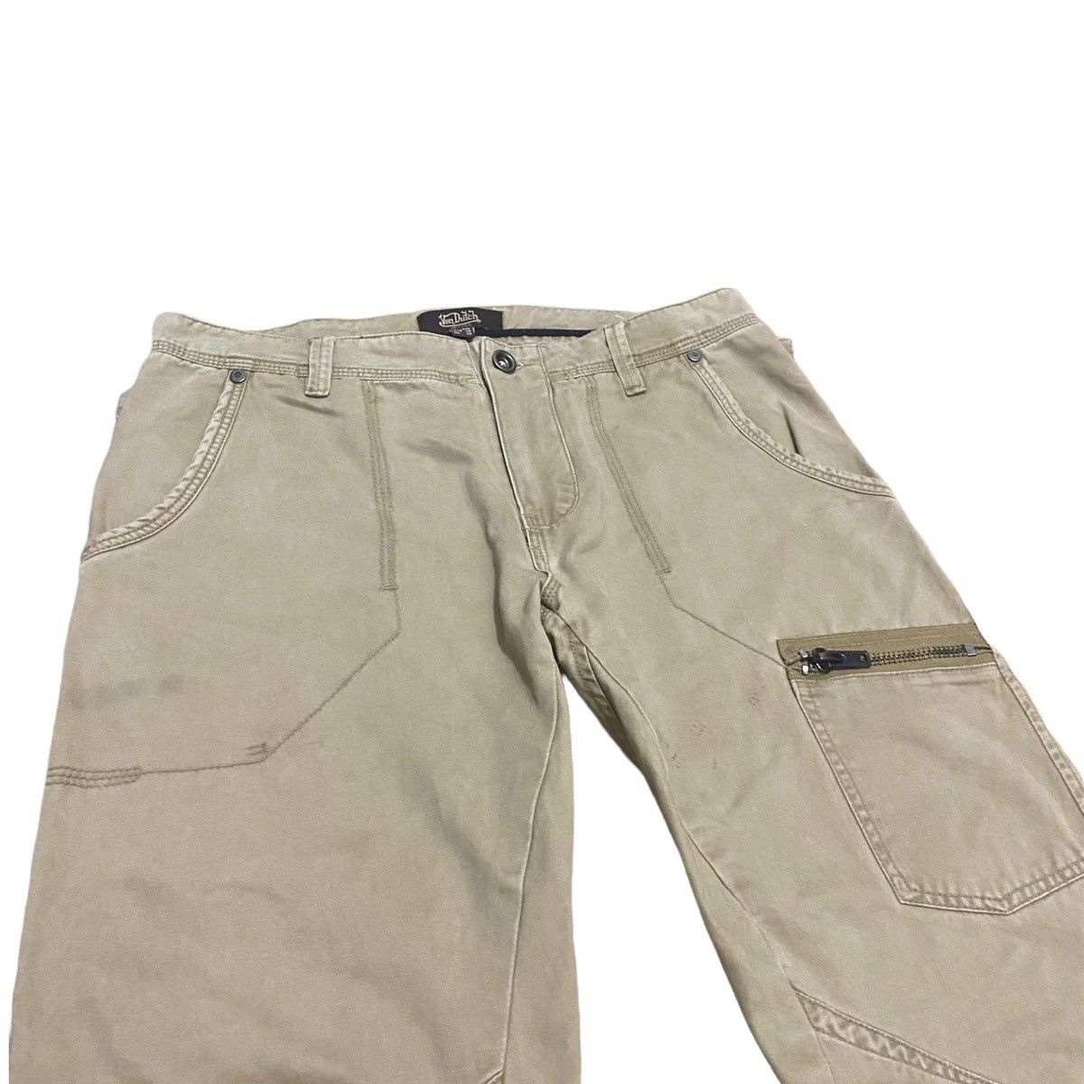 Vintage × Von Dutch Vintage Vondutch Curves Leg Multi Pocket Pants Size US 32 / EU 48 - 7 Thumbnail