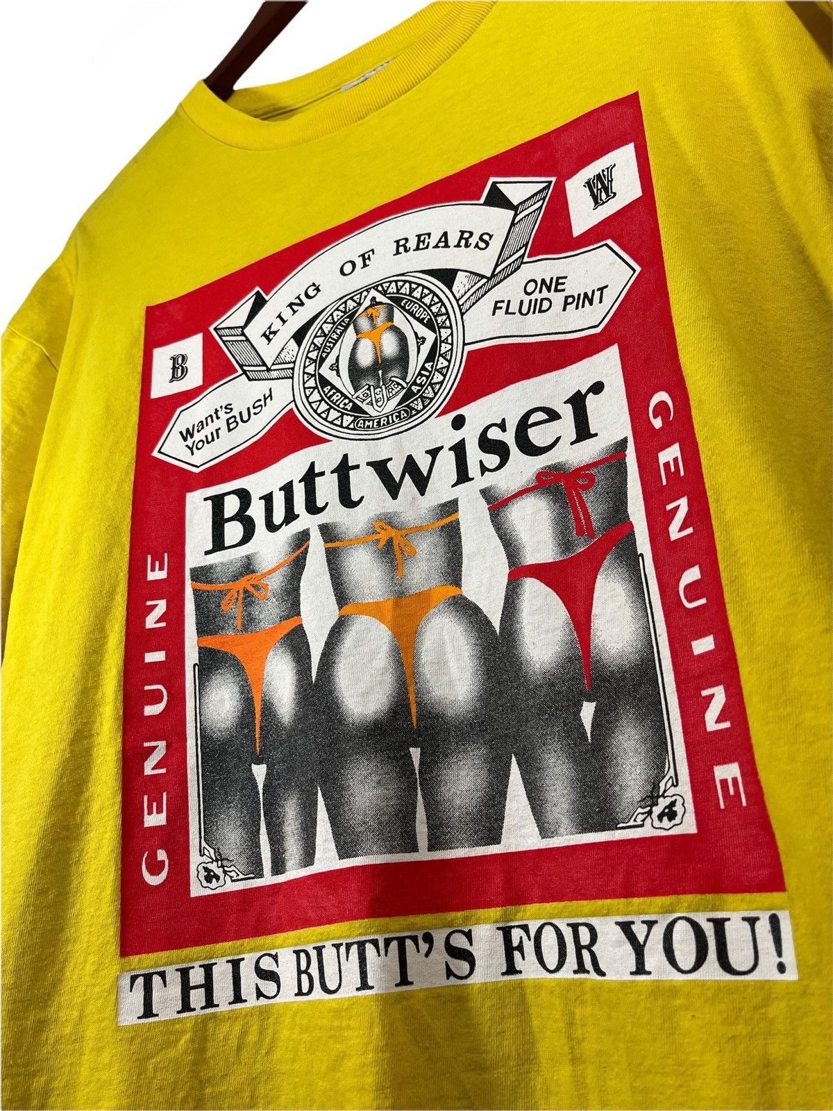 Nike × Vintage Vintage King Of Rears Buttwiser On a Nike Blank Size US L / EU 52-54 / 3 - 2 Thumbnail