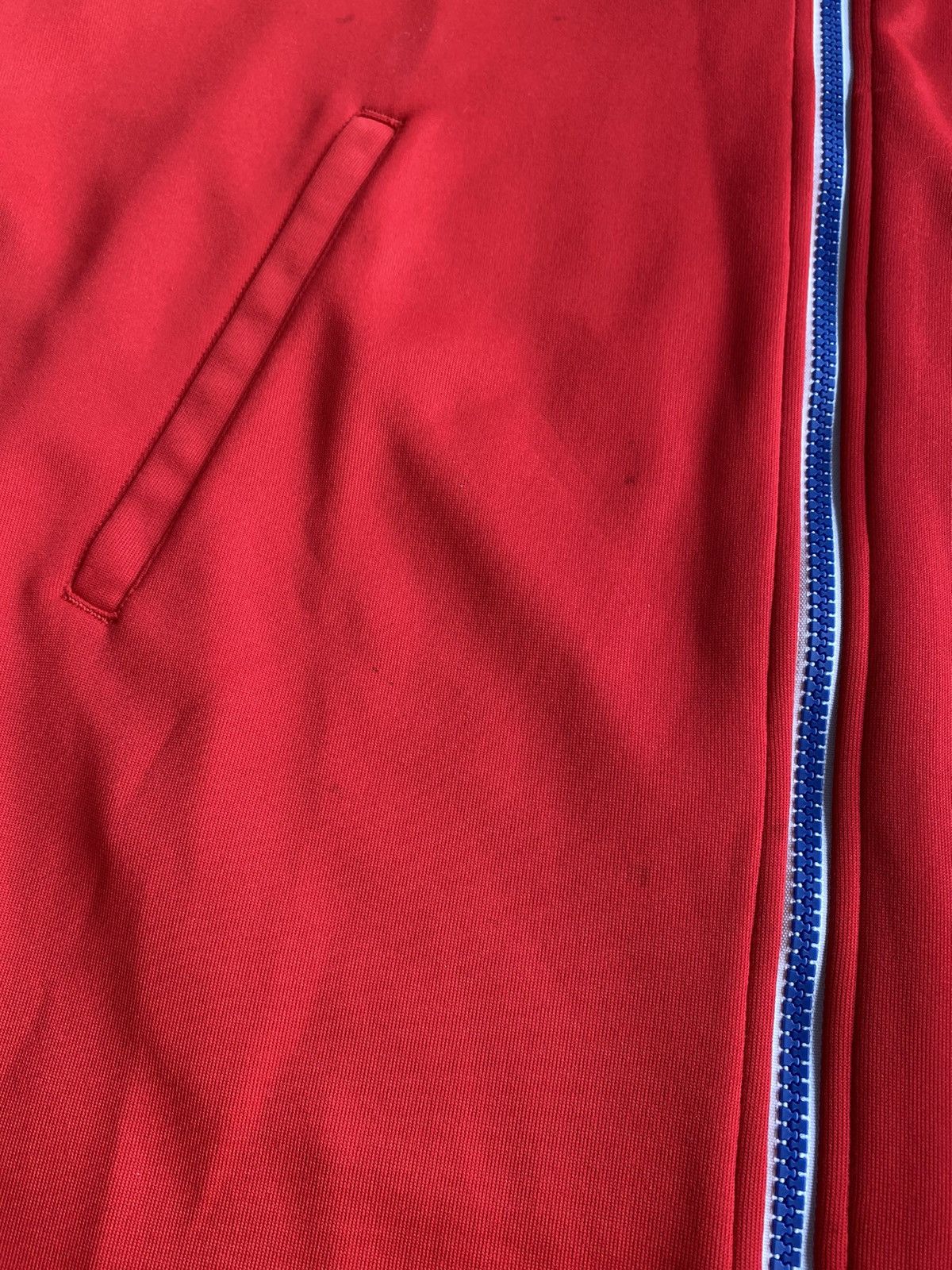 Nike × Vintage Vintage Nike Y2K Full Zip Oversized Stained Track Jacket Size US S / EU 44-46 / 1 - 9 Thumbnail
