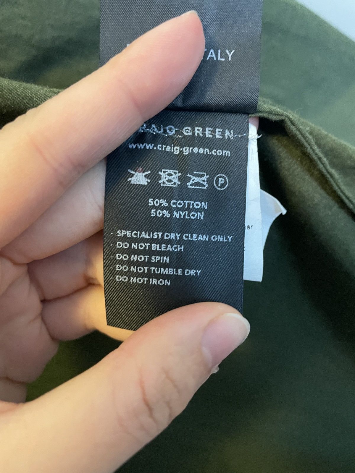 Craig Green Craig Green Military Green Cotton Parka Size US S / EU 44-46 / 1 - 5 Thumbnail