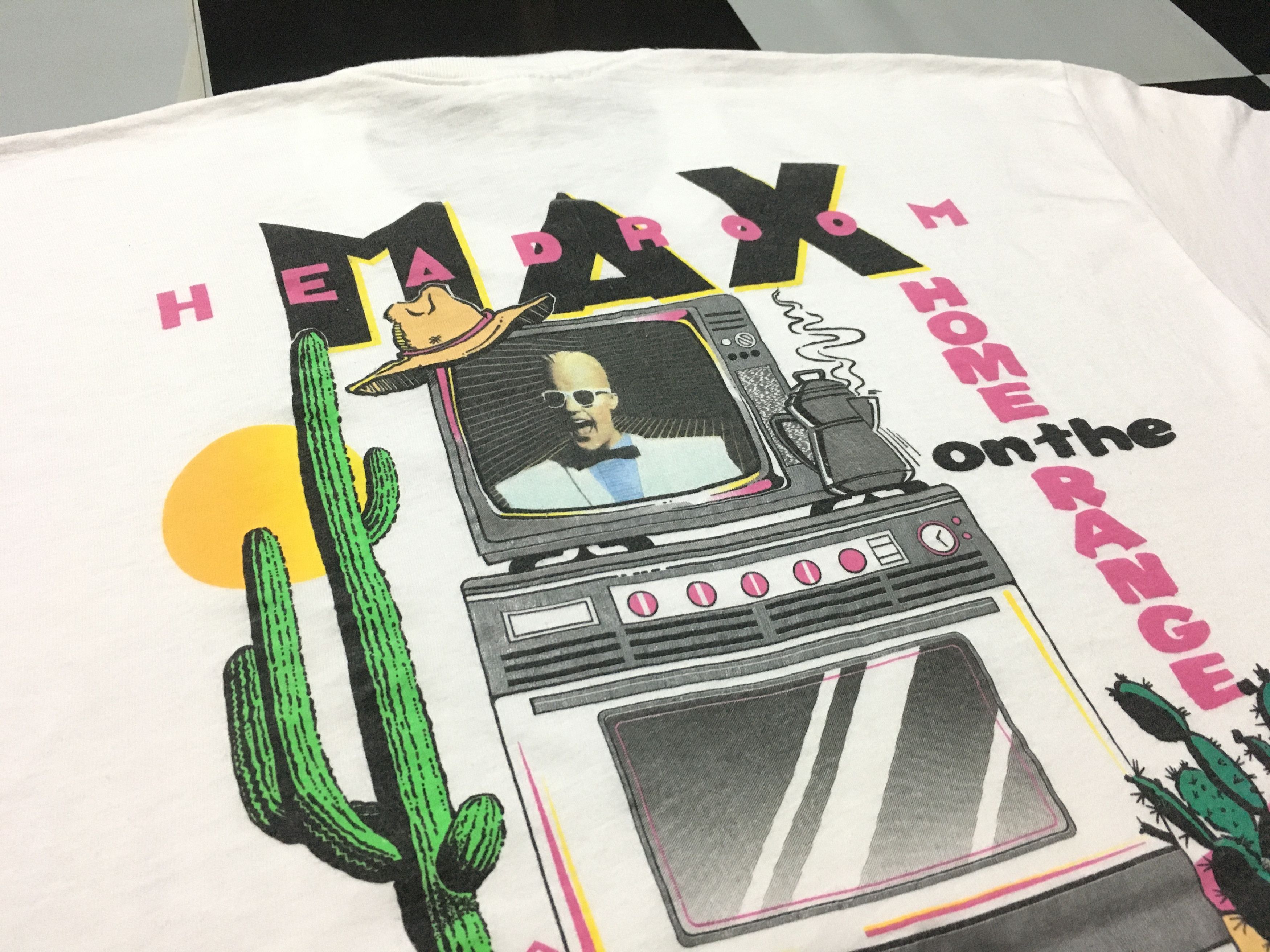 Vintage Vintage Max Headroom shirt 1987 Home on the range Size US XL / EU 56 / 4 - 6 Thumbnail