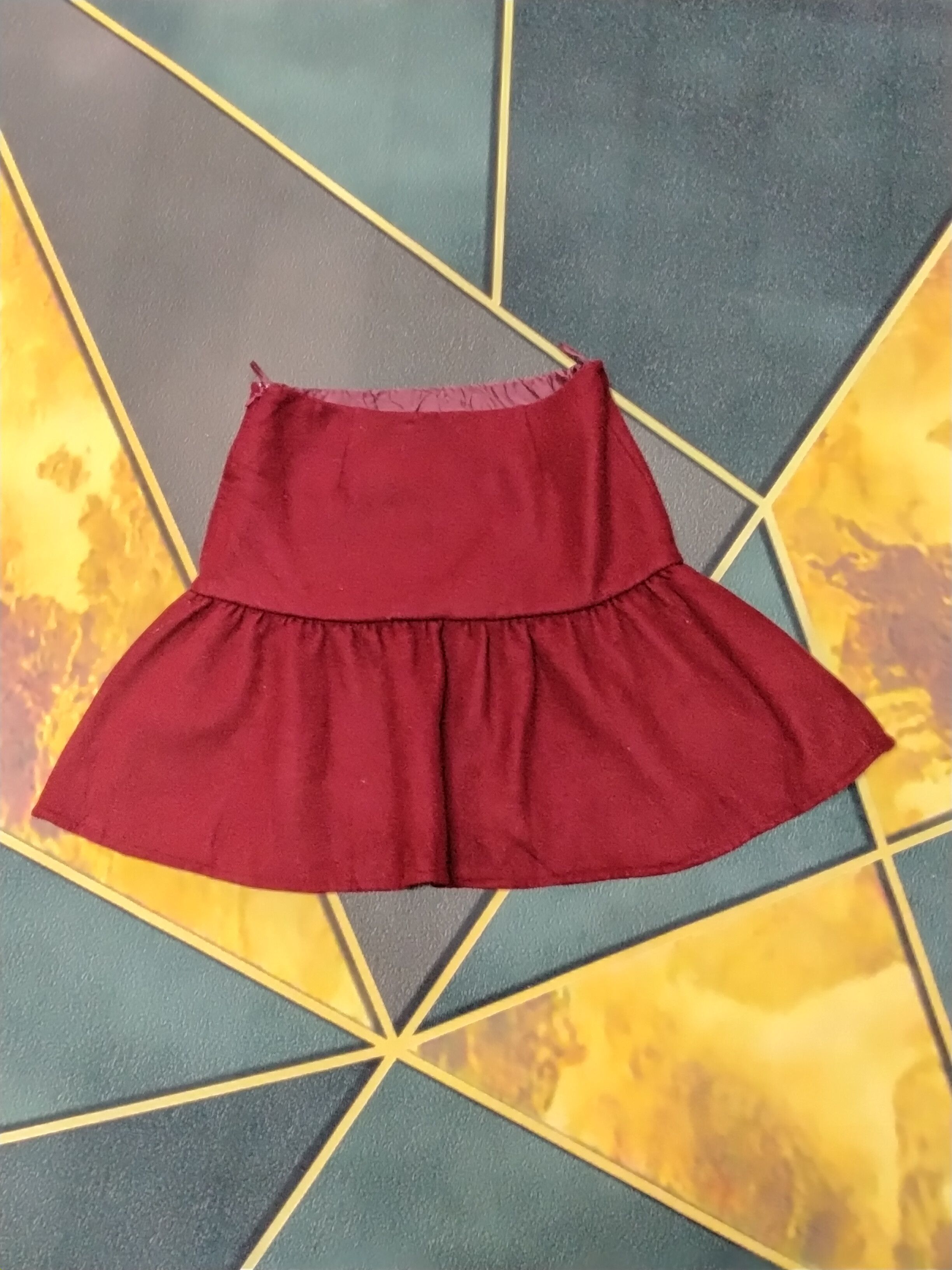 PRADA WOOL MIDI SKIRT
