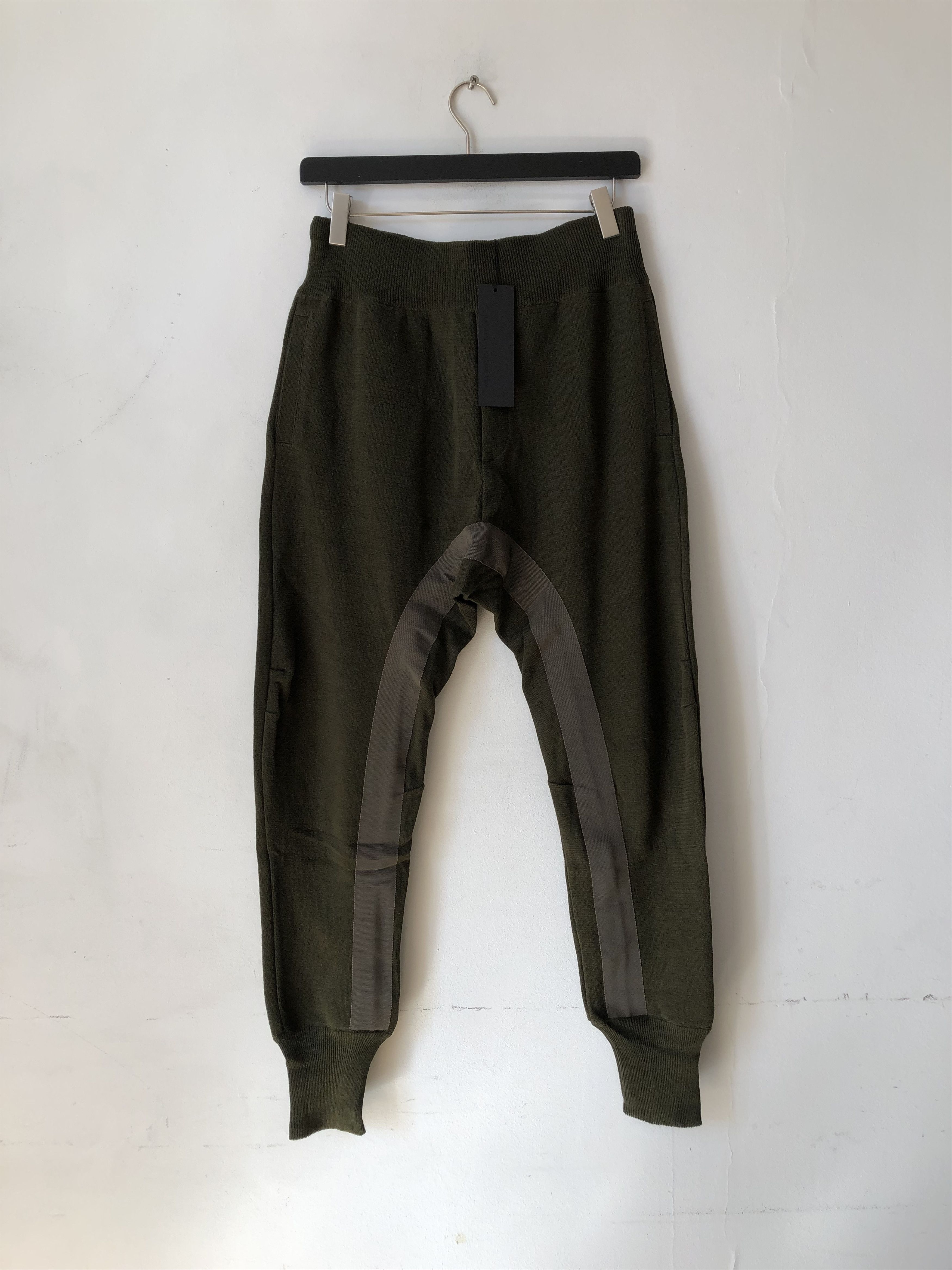 image of Haider Ackermann New! Knit Jogging Pulau Khaki in Green, Men's (Size 36)