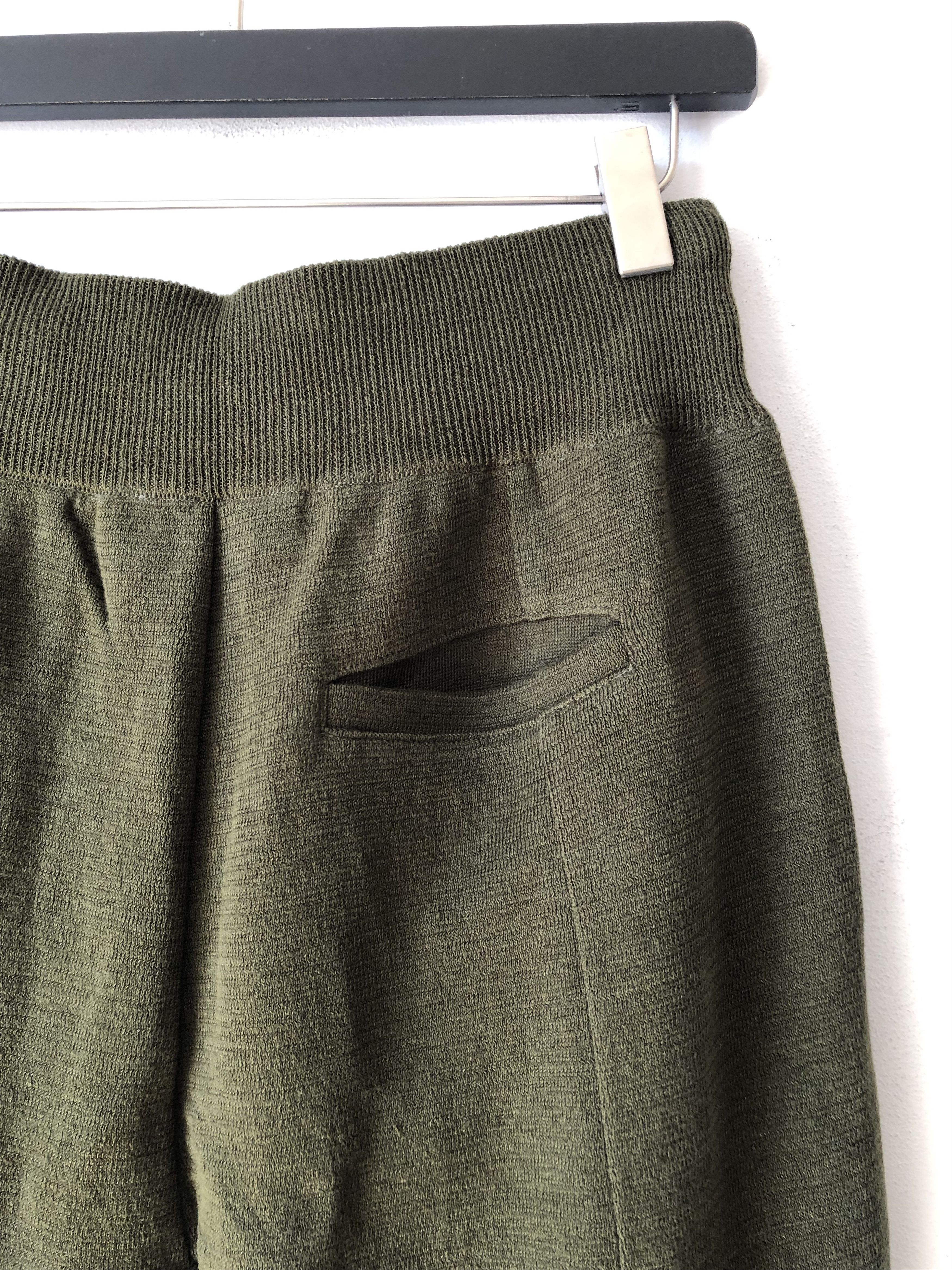 Haider Ackermann New! Knit Jogging Pulau Khaki Size US 36 / EU 52 - 4 Thumbnail