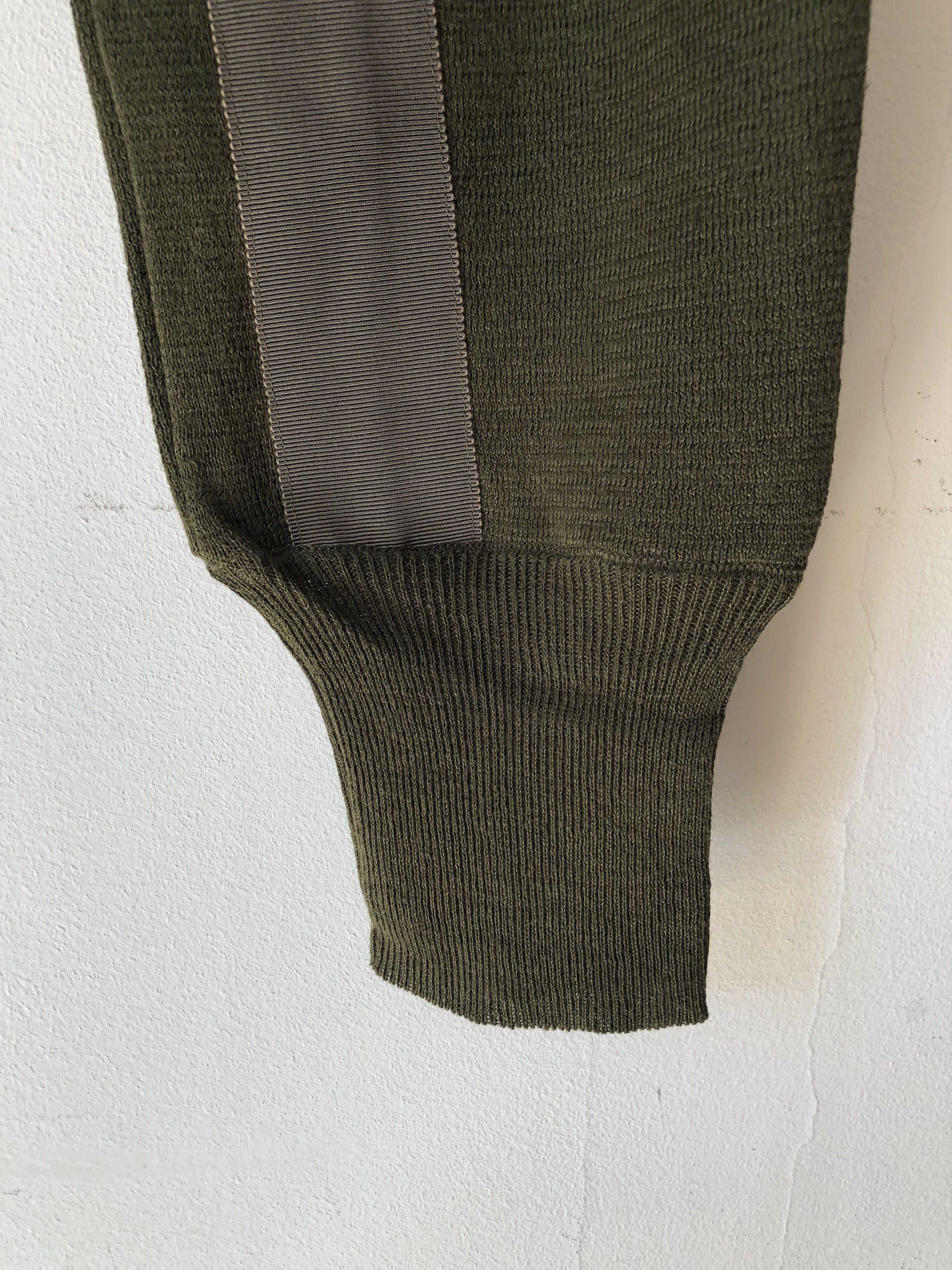 Haider Ackermann New! Knit Jogging Pulau Khaki Size US 36 / EU 52 - 7 Thumbnail