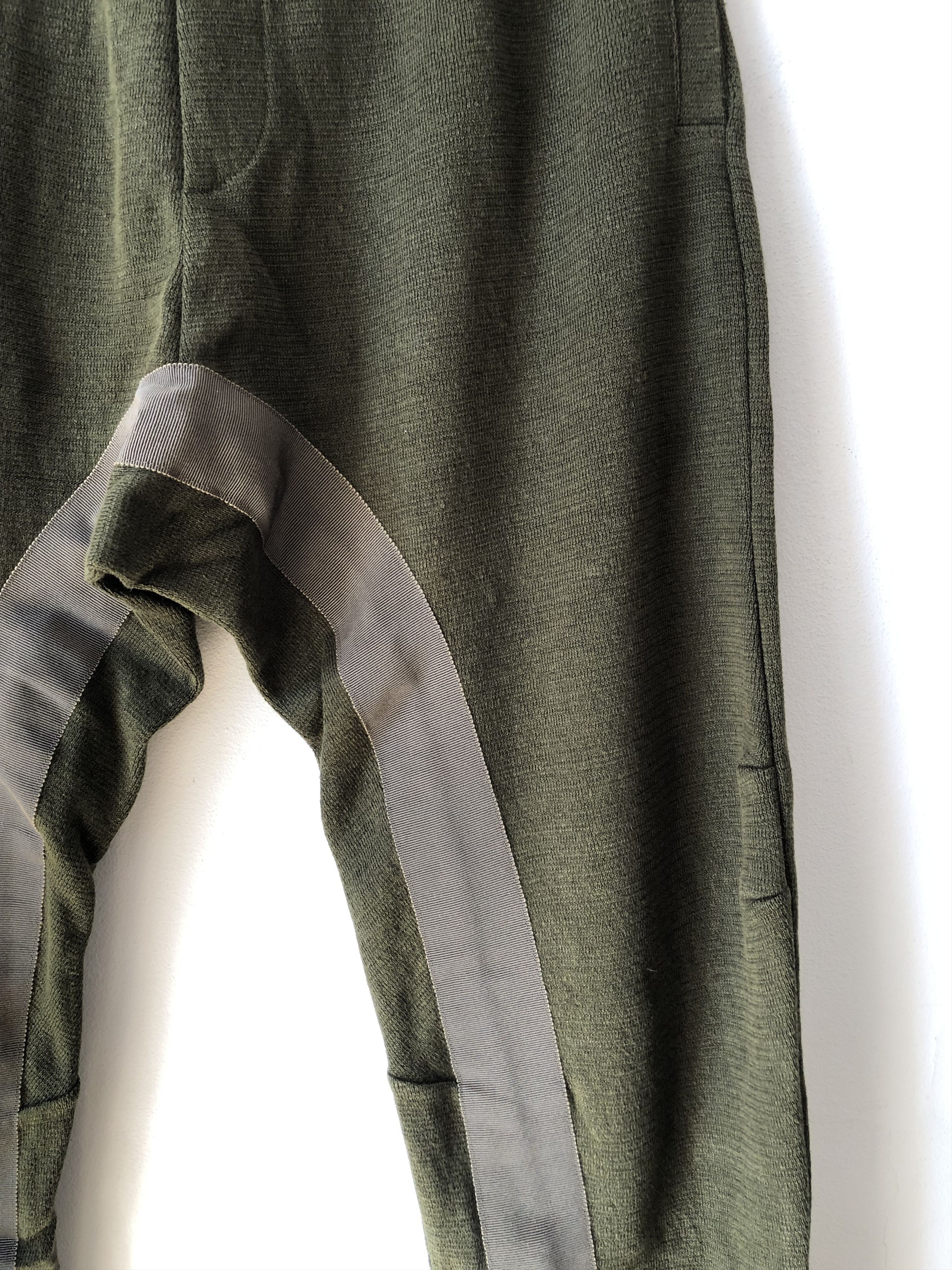 Haider Ackermann New! Knit Jogging Pulau Khaki Size US 36 / EU 52 - 5 Thumbnail