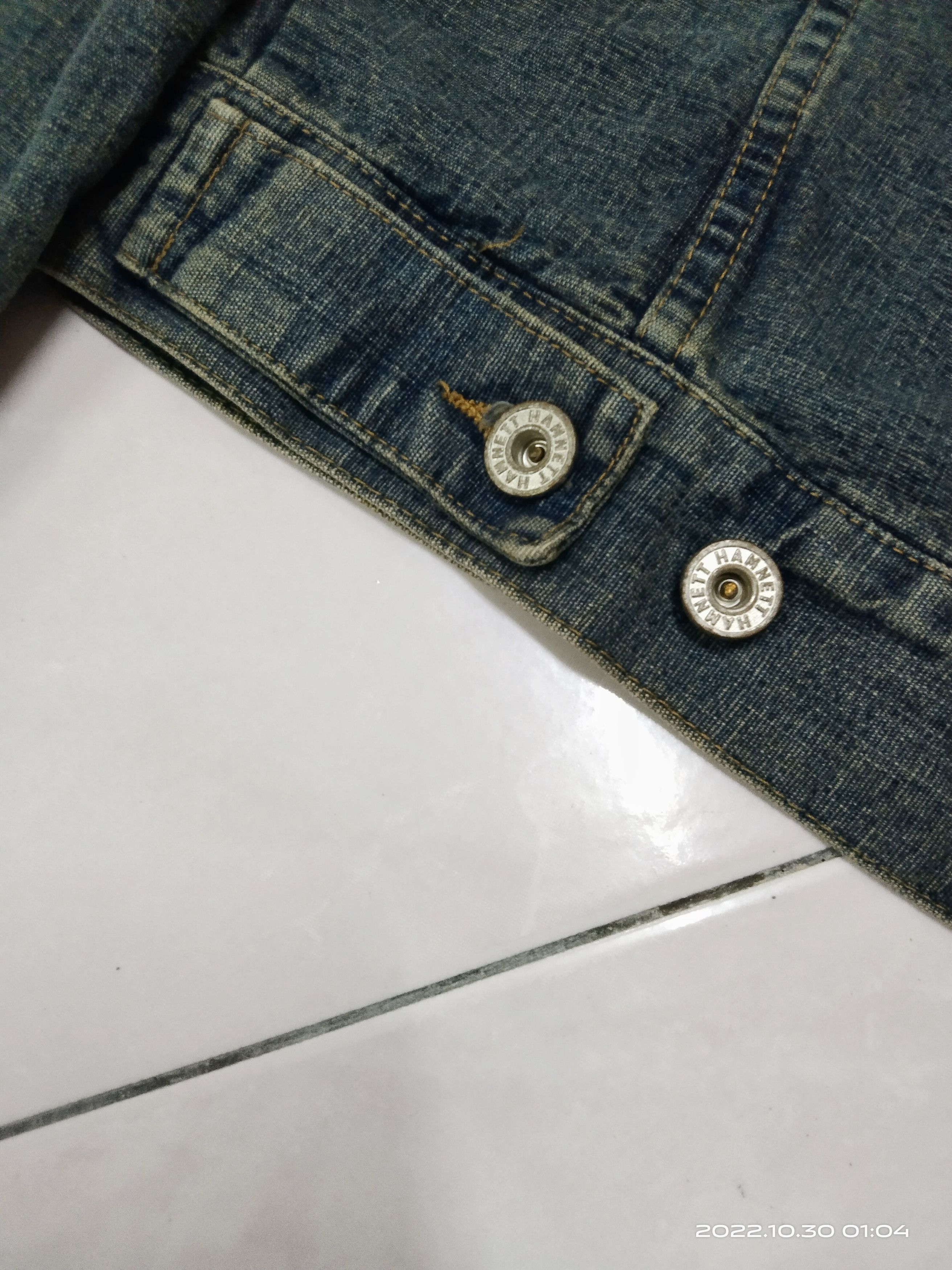 Katharine Hamnett London DiSTRESSED RUSTY VINTAGE KATHARINE HAMNETT SINGLE POCKET Size US L / EU 52-54 / 3 - 5 Thumbnail