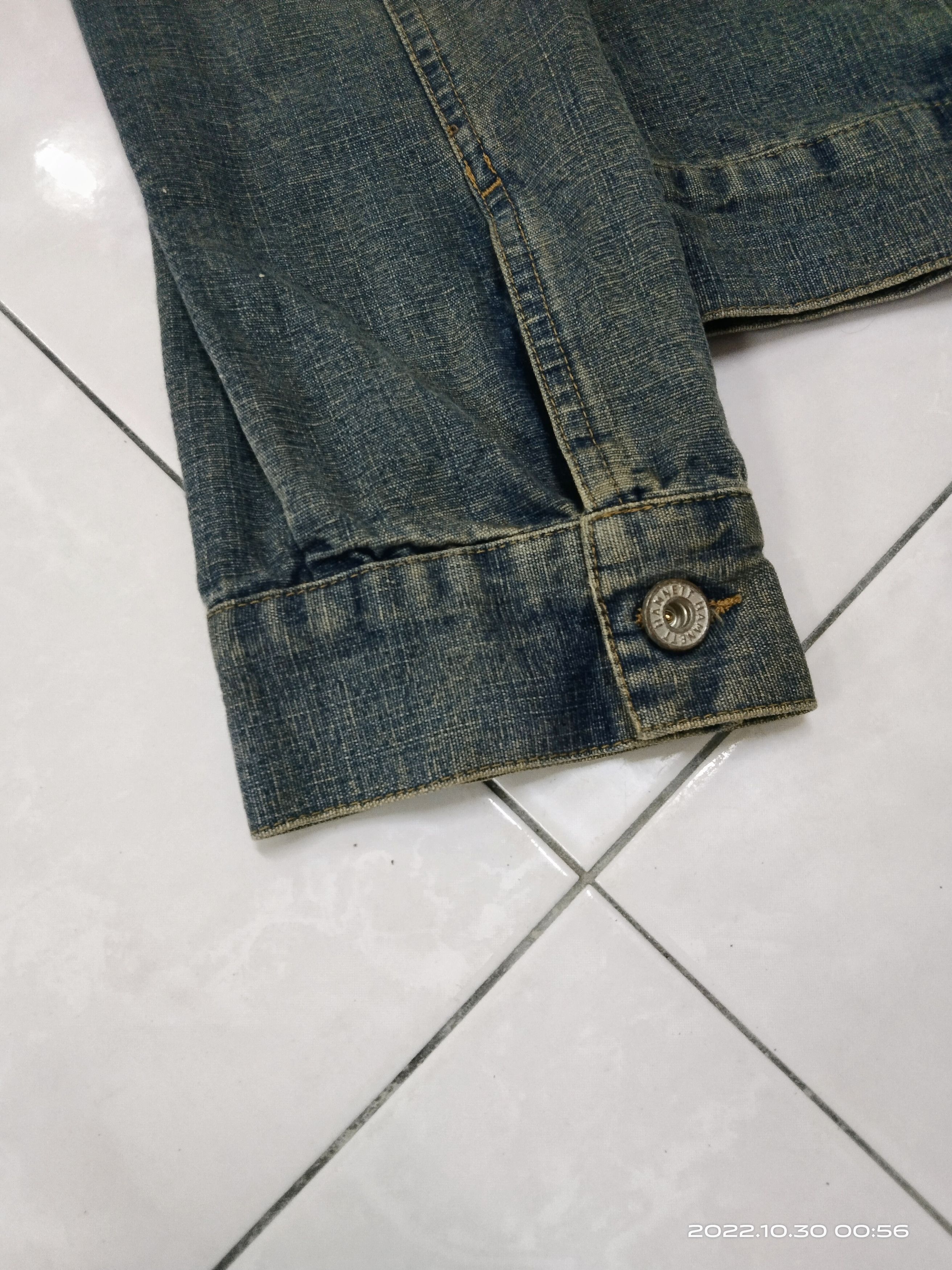 Katharine Hamnett London DiSTRESSED RUSTY VINTAGE KATHARINE HAMNETT SINGLE POCKET Size US L / EU 52-54 / 3 - 4 Thumbnail