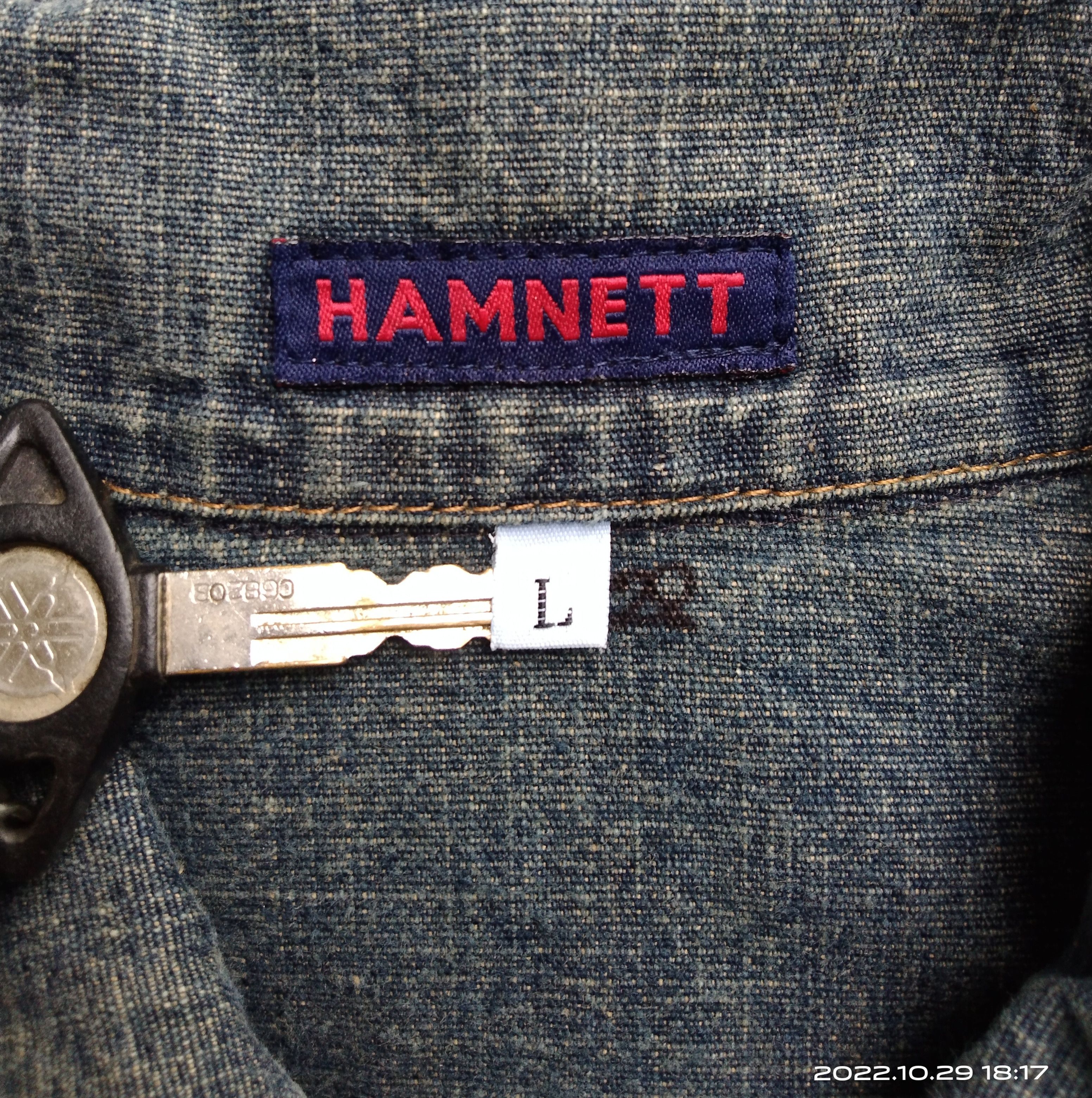 Katharine Hamnett London DiSTRESSED RUSTY VINTAGE KATHARINE HAMNETT SINGLE POCKET Size US L / EU 52-54 / 3 - 11 Thumbnail