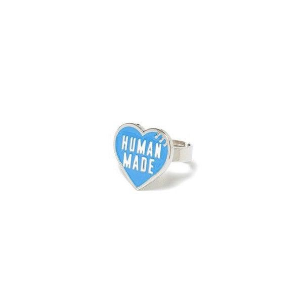 image of Human Made Heart Ring in Blue, Men's